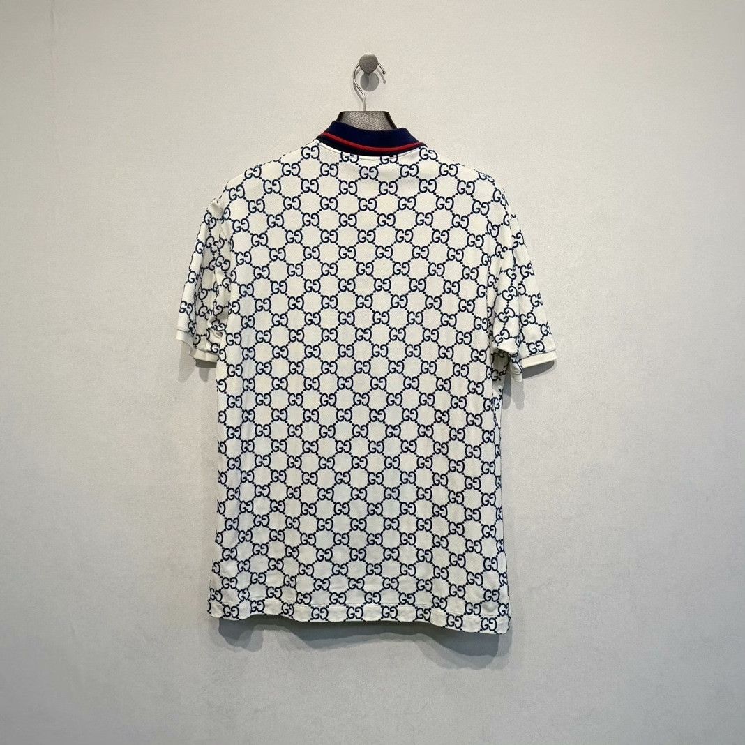 Gucci Gucci GG Monogram Polo Shirt Size L Size US L / EU 52-54 / 3 - 2 Thumbnail