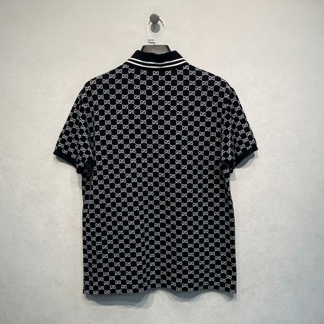 Gucci Gucci GG Monogram Polo Shirt M Size US M / EU 48-50 / 2 - 2 Thumbnail