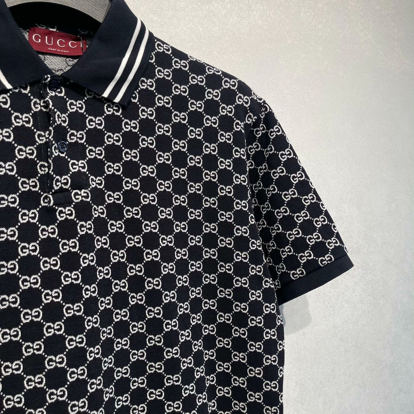 Gucci Gucci GG Monogram Polo Shirt M Size US M / EU 48-50 / 2 - 3 Thumbnail