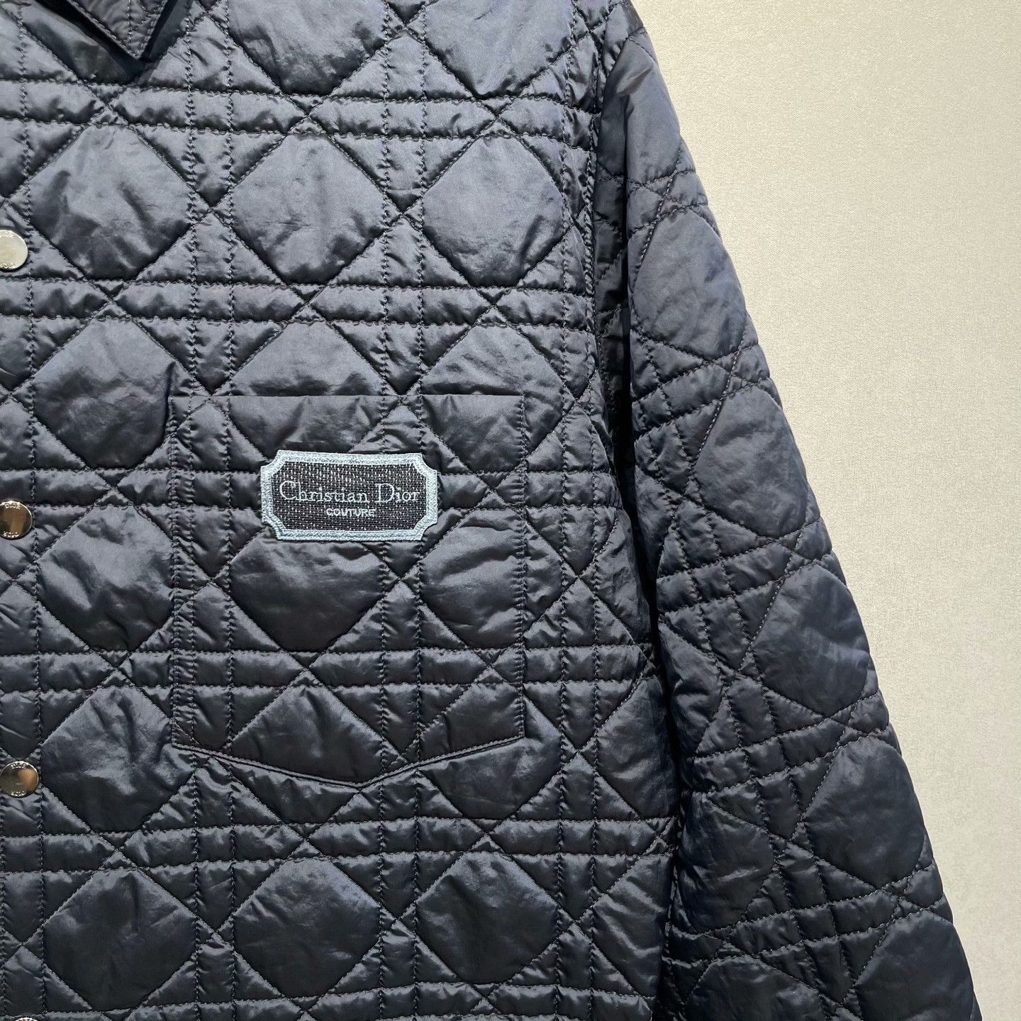 Dior Dior Cannage Quilted Shirt Jacket 46 Size US S / EU 44-46 / 1 - 3 Thumbnail