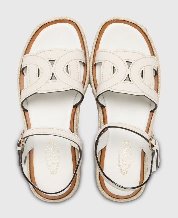 Tod's Mid Kenia Wedged espadrilles Size US 5 / IT 35 - 3 Thumbnail