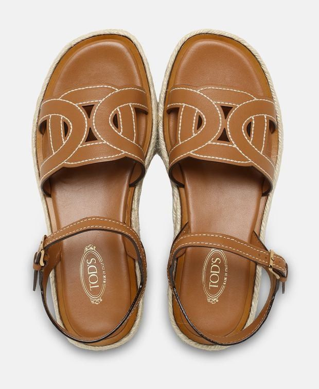 Tod's Mid Kenia Wedged espadrilles Size US 10 / IT 40 - 3 Thumbnail