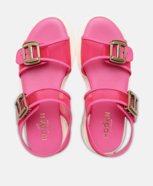Hogan Carrarmato Platform sandals Size US 7.5 / IT 37.5 - 3 Thumbnail