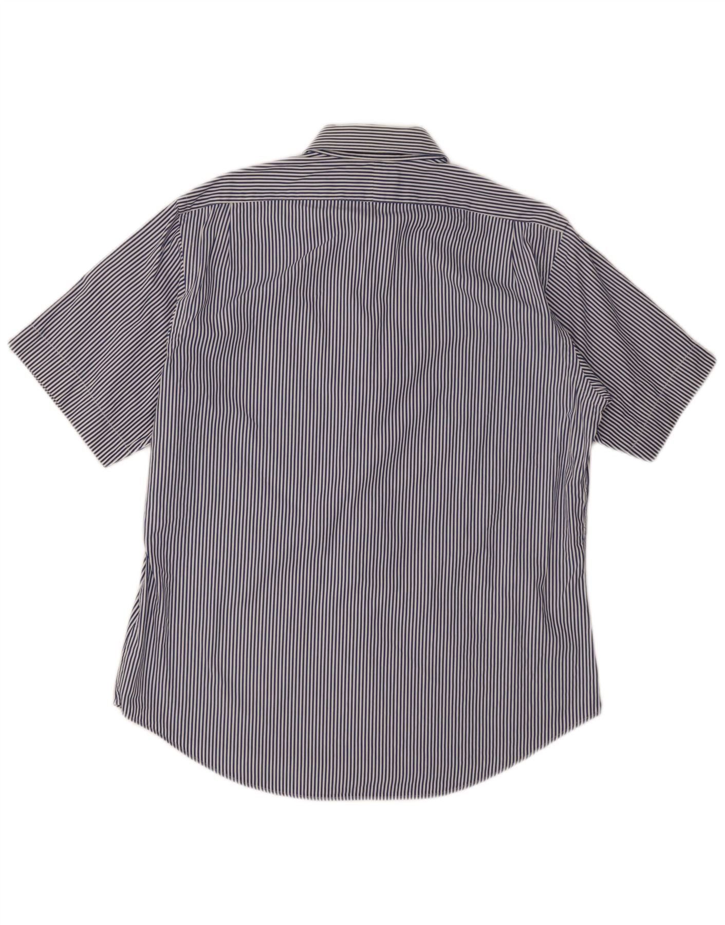 Polo Ralph Lauren Mens Regent Short Sleeve Shirt 42 16 1/2 Large Blue Size US L / EU 52-54 / 3 - 2 Thumbnail