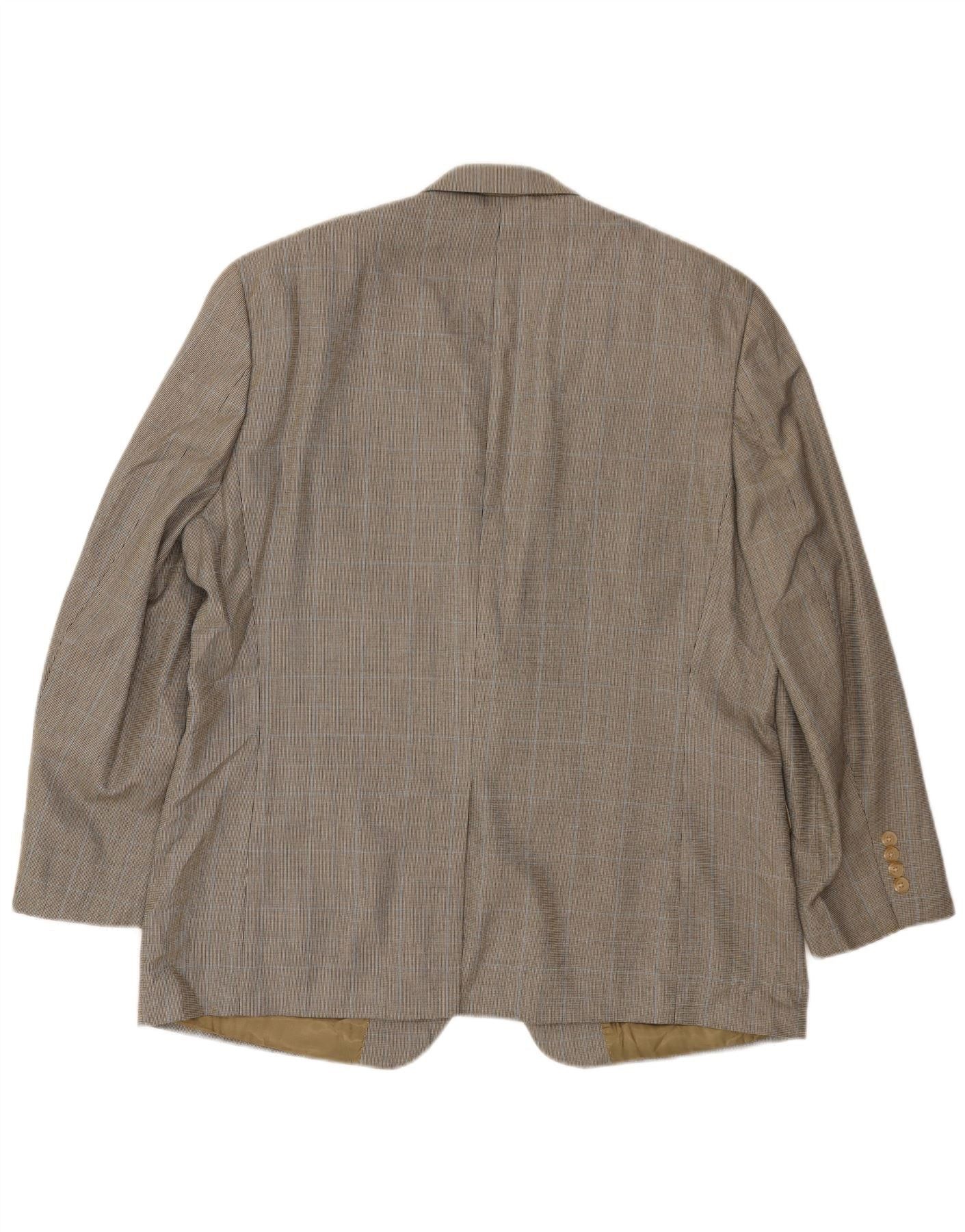 Ralph Lauren Mens 2 Button Blazer Jacket UK 46 2XL Grey Polyester Size US XXL / EU 58 / 5 - 2 Thumbnail