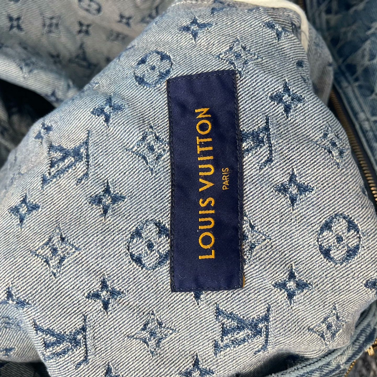 Louis Vuitton Louis Vuitton Monogram Denim Zip Hoodie Size 54 Size US L / EU 52-54 / 3 - 4 Thumbnail