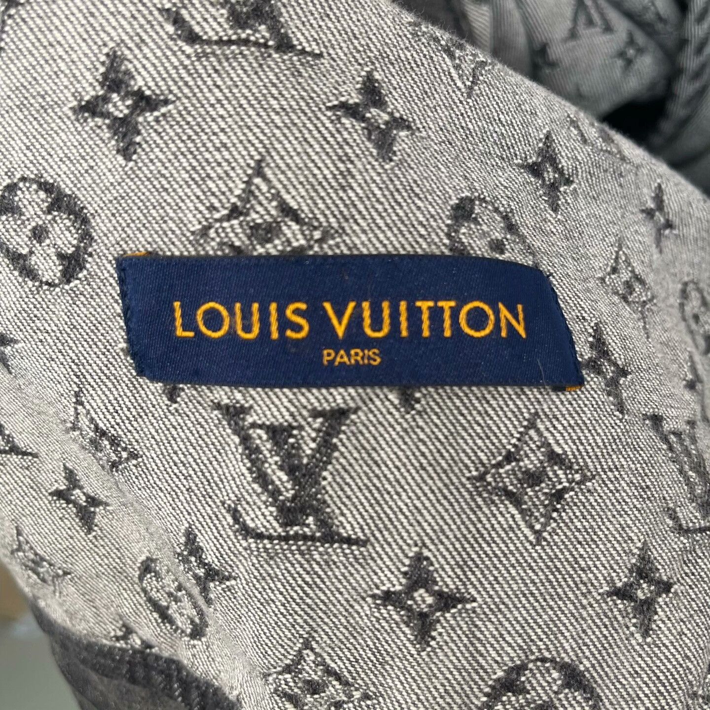 Louis Vuitton Louis Vuitton x Nigo Giant Damier Denim Jacket 56 Size US XL / EU 56 / 4 - 4 Thumbnail