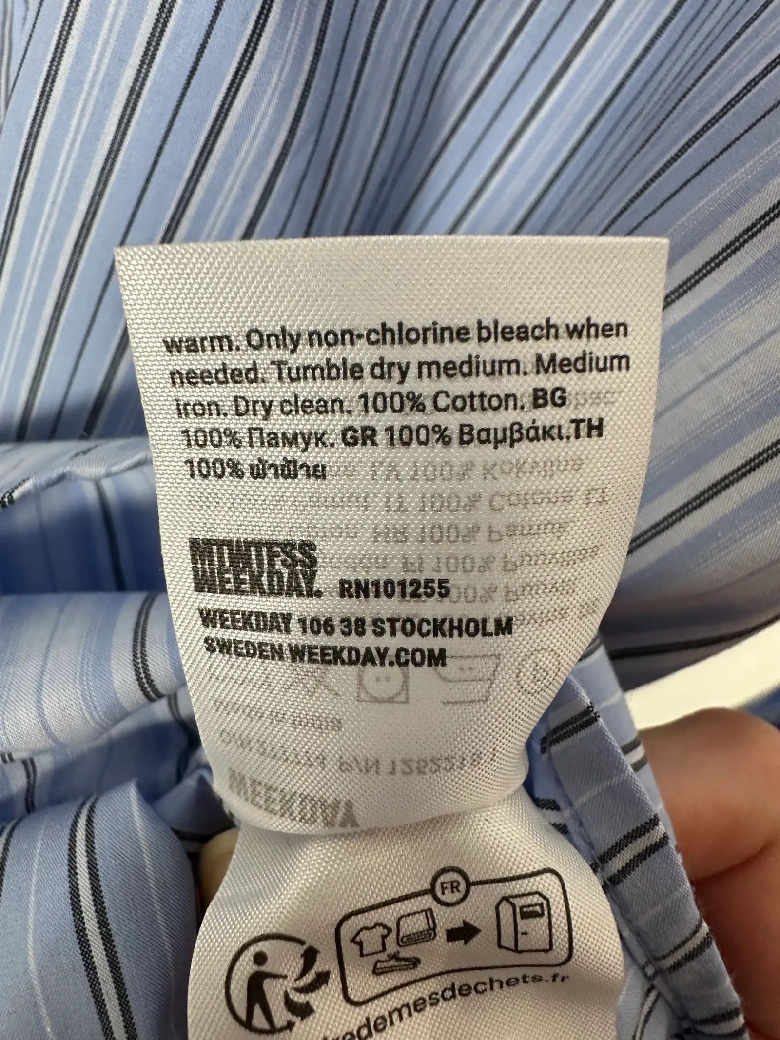 Weekday Weekday Shirt Size XS / US 0-2 / IT 36-38 - 3 Thumbnail