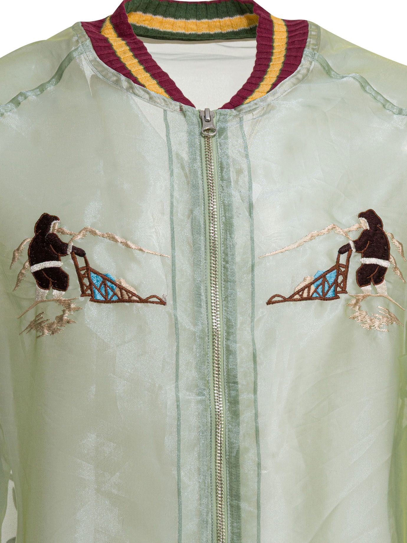 Kapital Kapital Sheer Pearl Mosquito Guard Bomber Jacket tag size 2 Men - USA Duties Paid Size US M / EU 48-50 / 2 - 3 Thumbnail