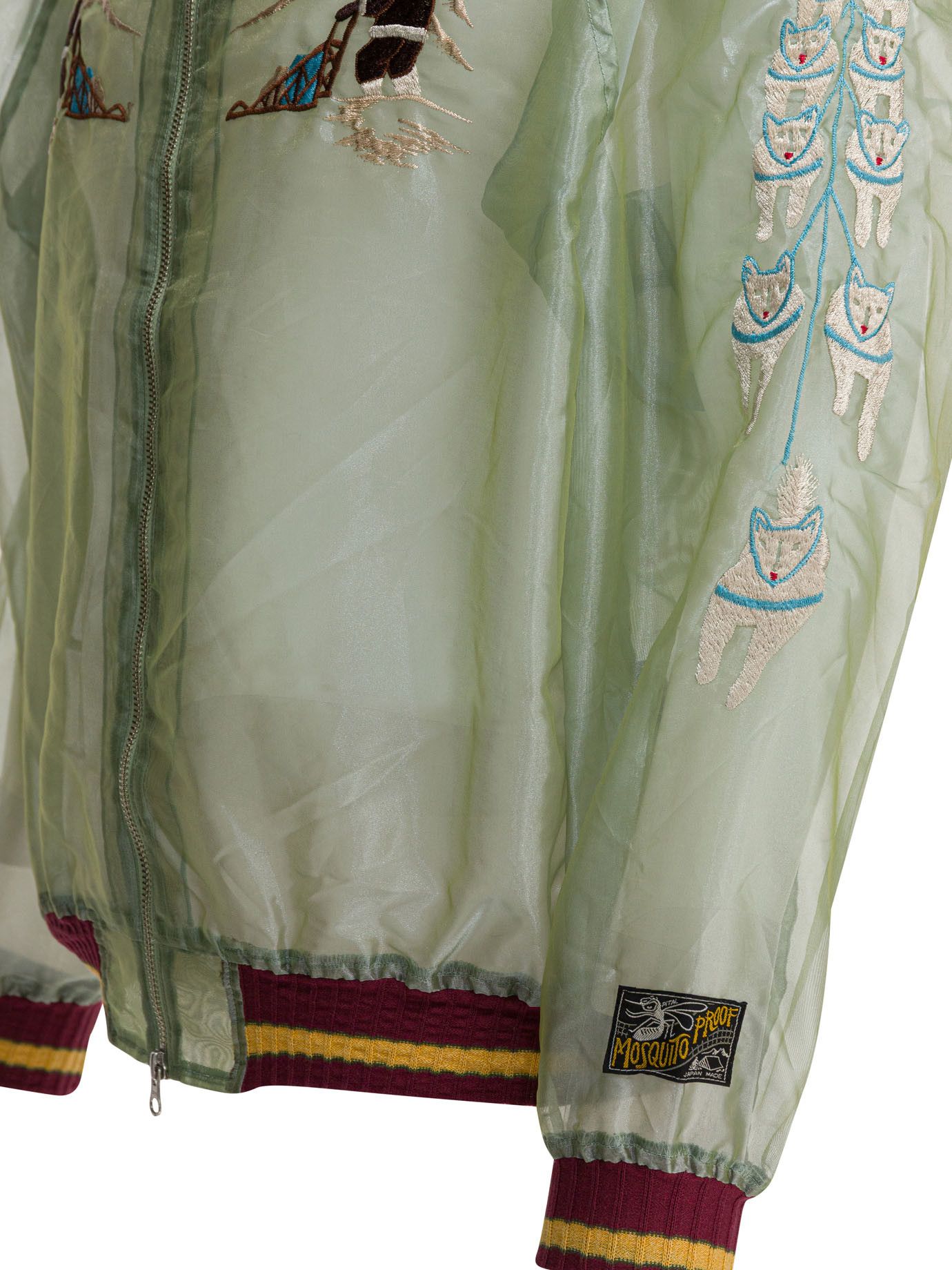 Kapital Kapital Sheer Pearl Mosquito Guard Bomber Jacket tag size 2 Men - USA Duties Paid Size US M / EU 48-50 / 2 - 4 Thumbnail