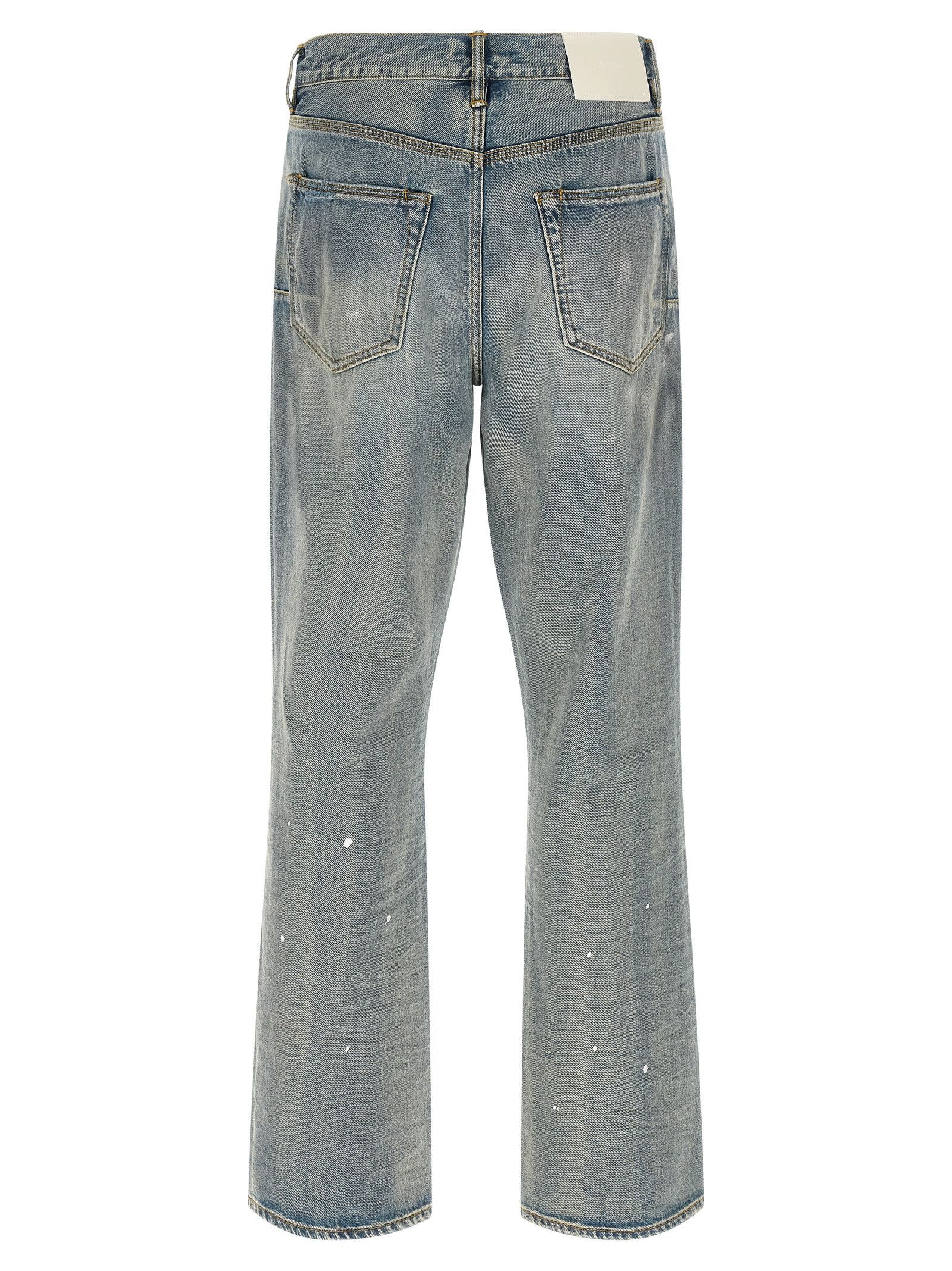 Purple 'P011 Vintage Slash Paint' Jeans Size US 30 / EU 46 - 2 Thumbnail