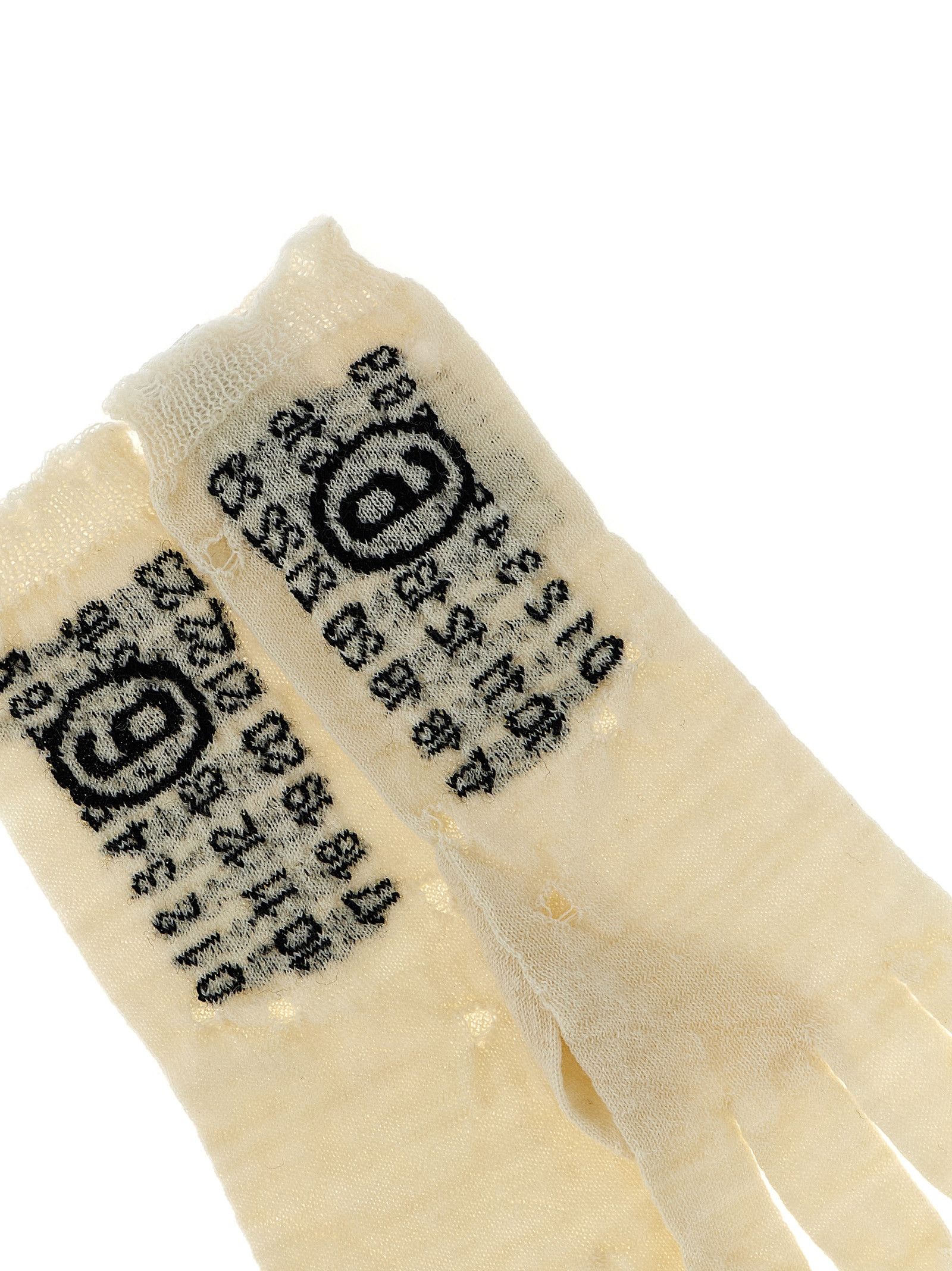 Maison Margiela 'Numeric Signature Mm6' Gloves Size ONE SIZE - 3 Thumbnail