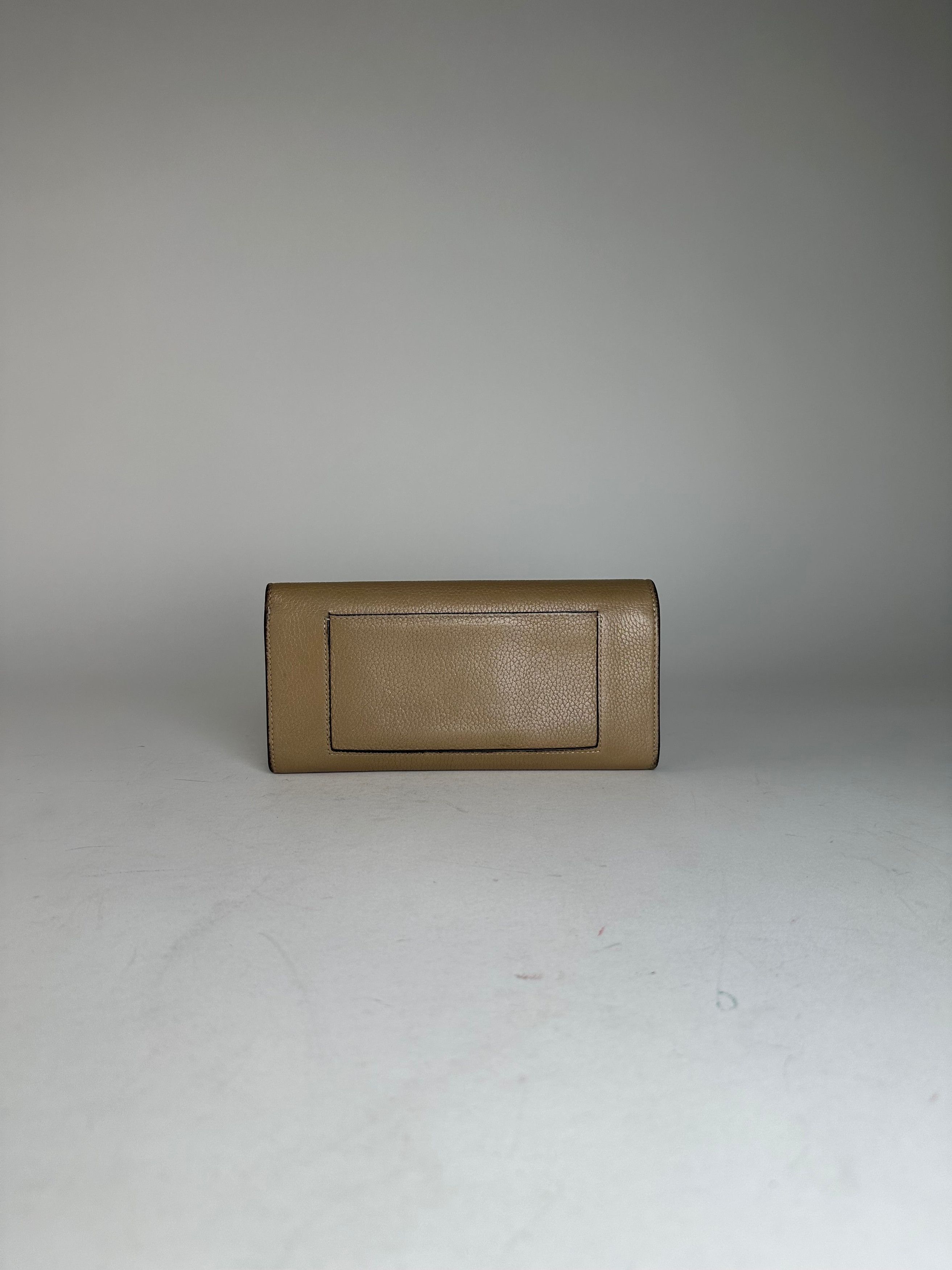 Celine Vintage Paris Leather Wallet Brown Size ONE SIZE - 2 Thumbnail
