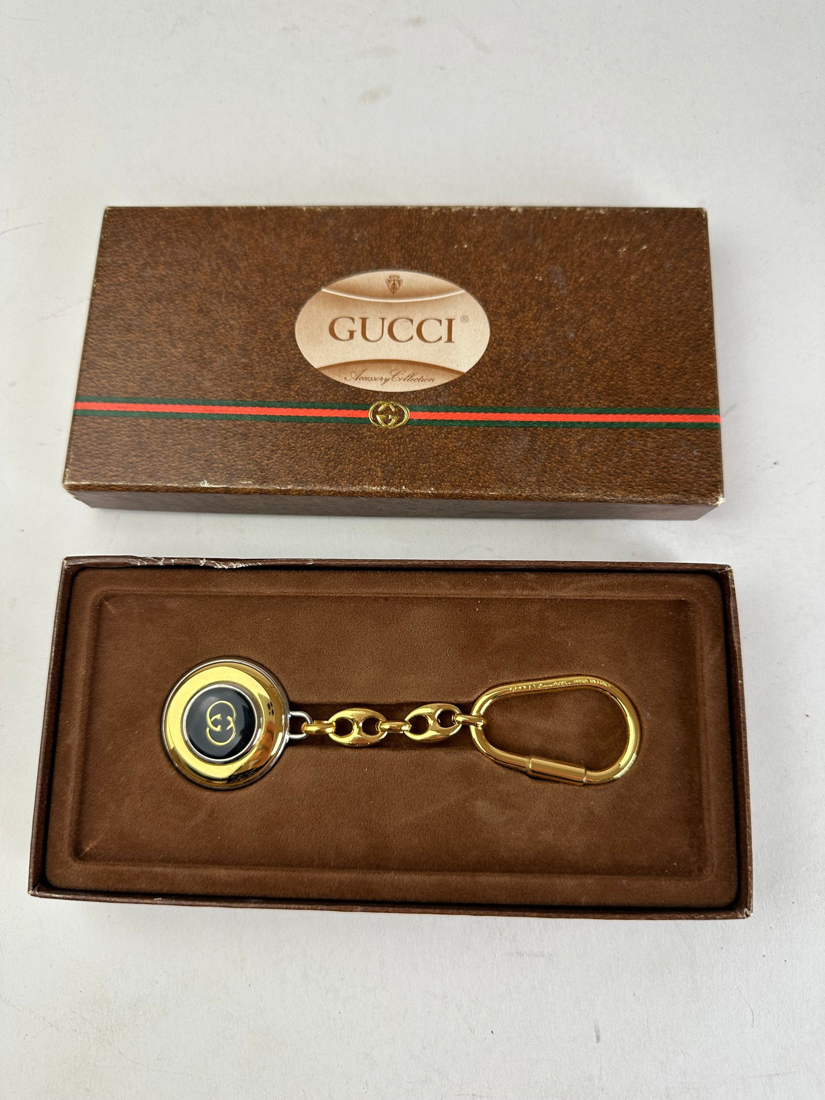 Gucci Vintage GG Key Pendant Gold Black Size ONE SIZE - 2 Thumbnail