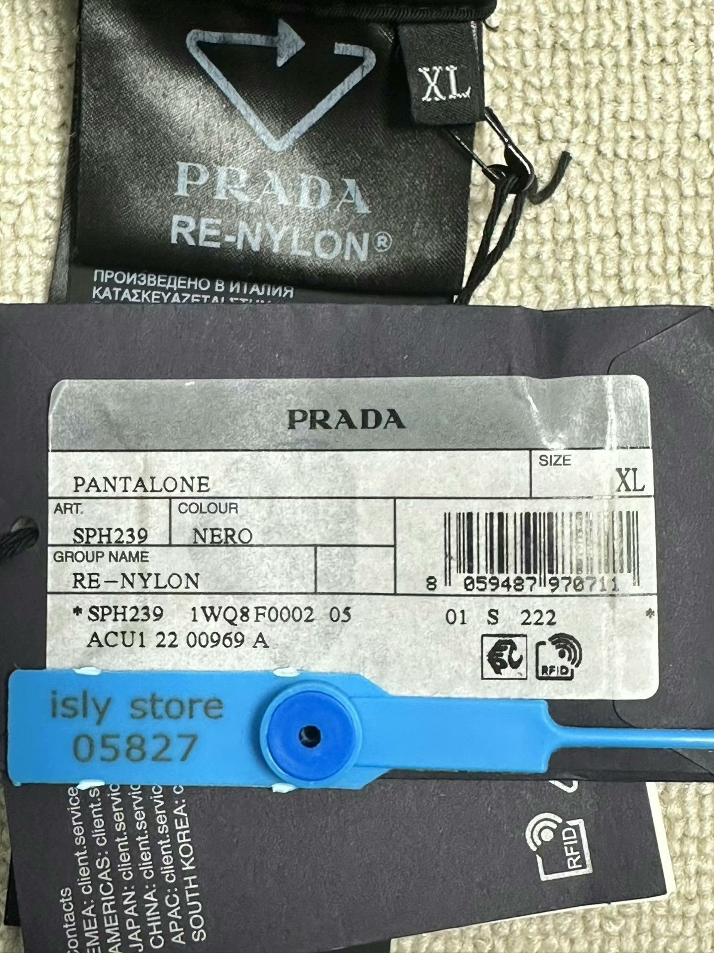 Prada Prada Re-Nylon Triangle Logo Pants XL Size US 36 / EU 52 - 4 Thumbnail