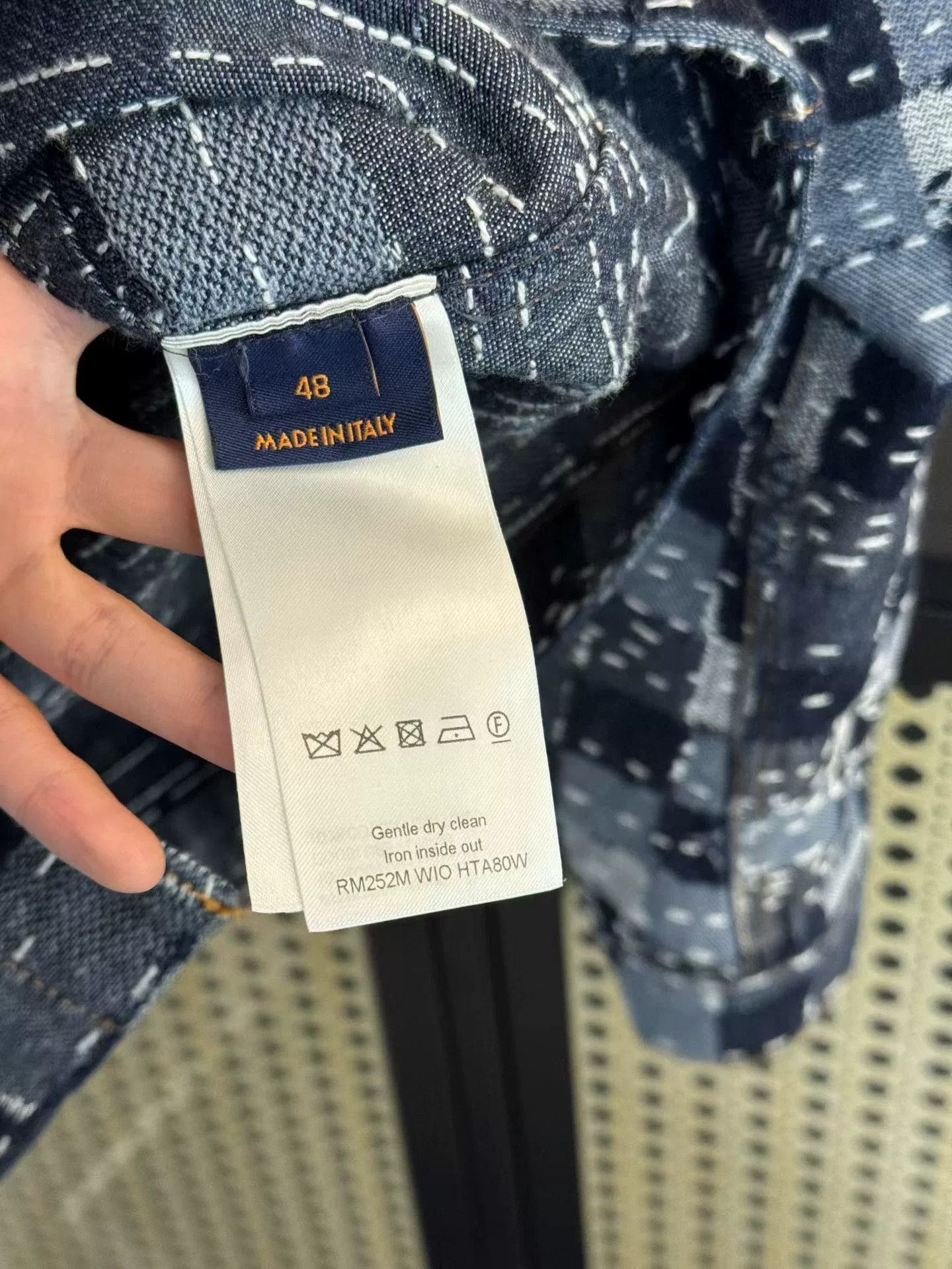 Louis Vuitton Louis Vuitton x Nigo Damier Denim Jacket 48 Size US M / EU 48-50 / 2 - 5 Thumbnail