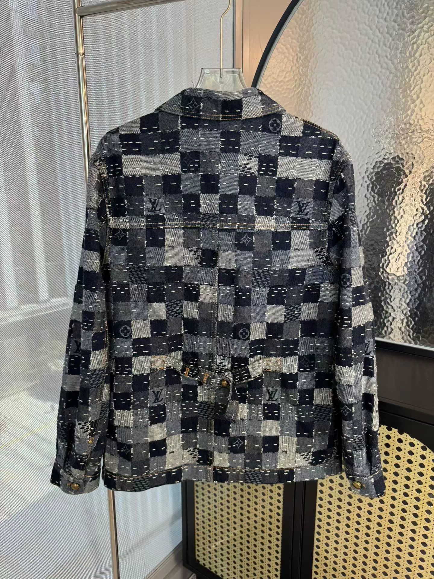Louis Vuitton Louis Vuitton x Nigo Damier Denim Jacket 48 Size US M / EU 48-50 / 2 - 2 Thumbnail