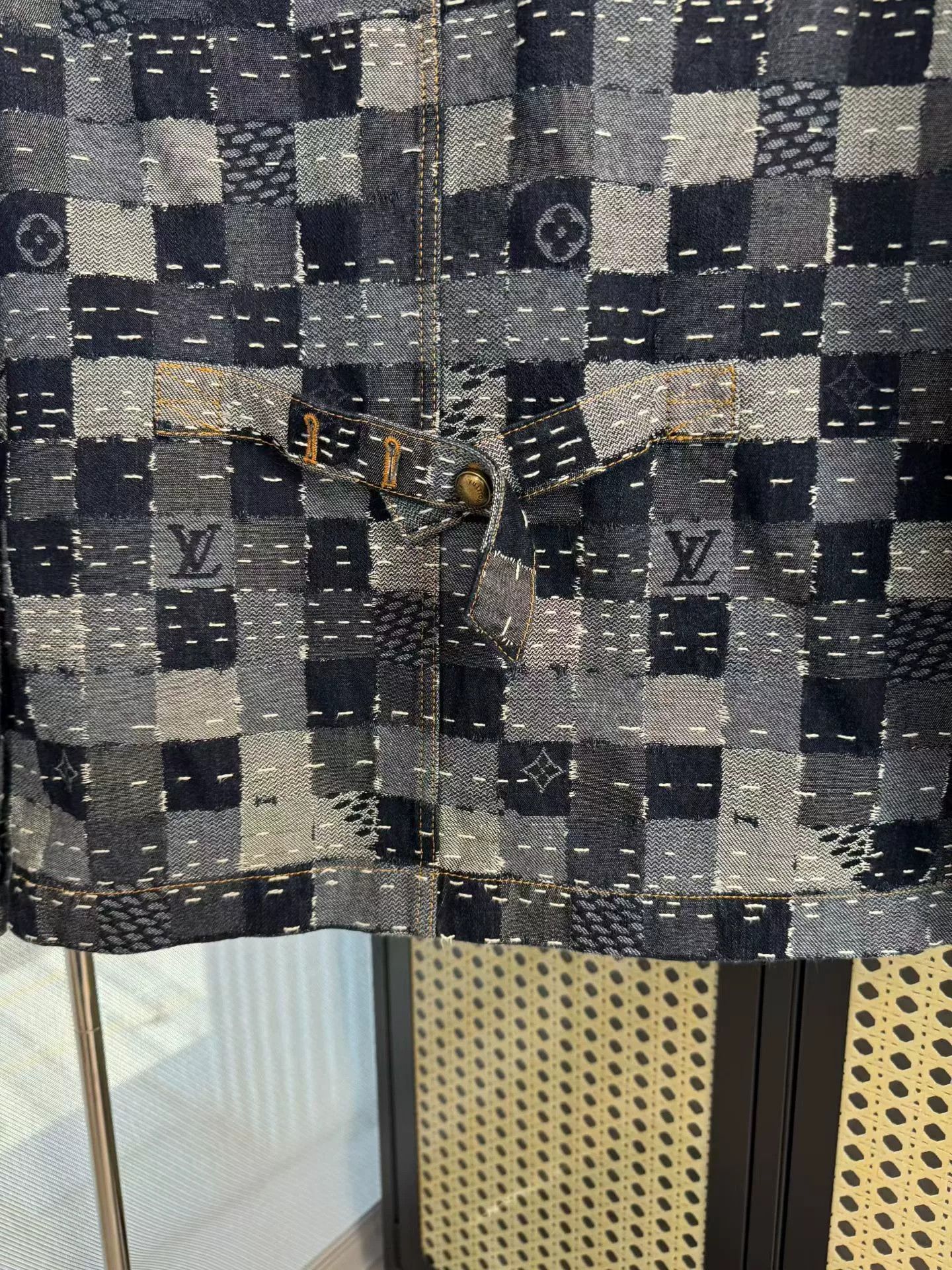 Louis Vuitton Louis Vuitton x Nigo Damier Denim Jacket 48 Size US M / EU 48-50 / 2 - 4 Thumbnail