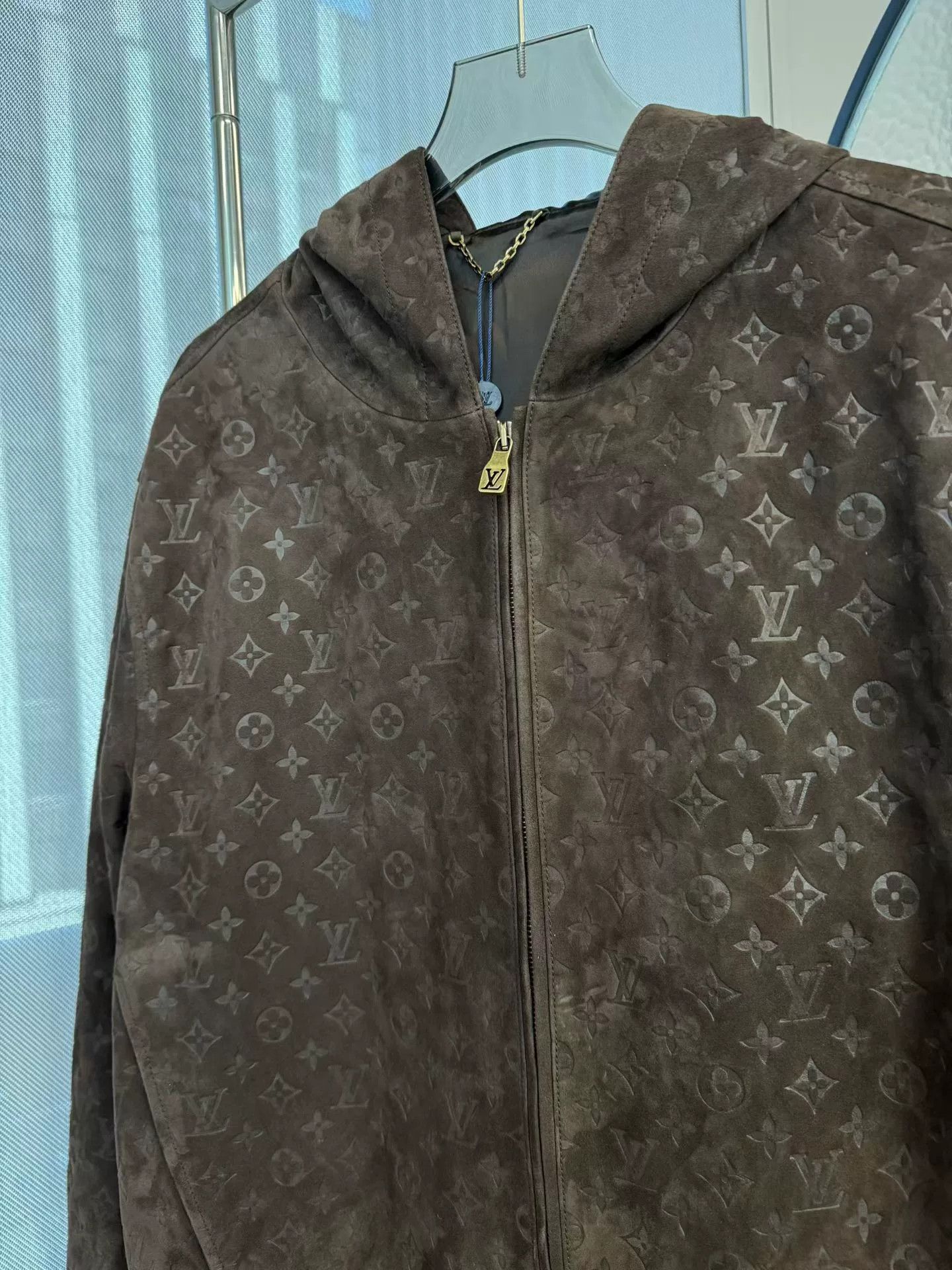 Louis Vuitton Louis Vuitton Monogram Suede Hooded Jacket 54 Size US L / EU 52-54 / 3 - 3 Thumbnail