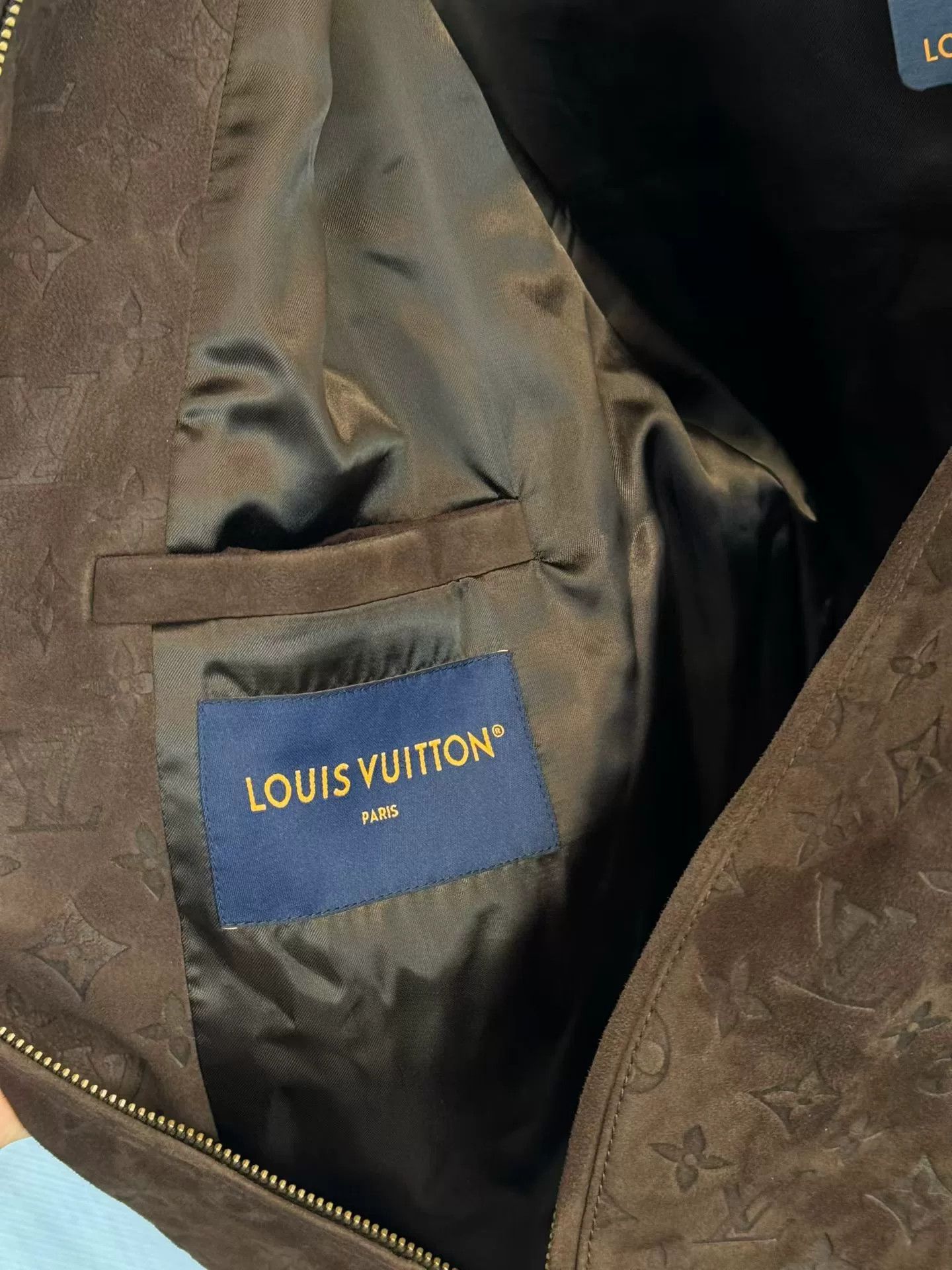 Louis Vuitton Louis Vuitton Monogram Suede Hooded Jacket 54 Size US L / EU 52-54 / 3 - 6 Thumbnail