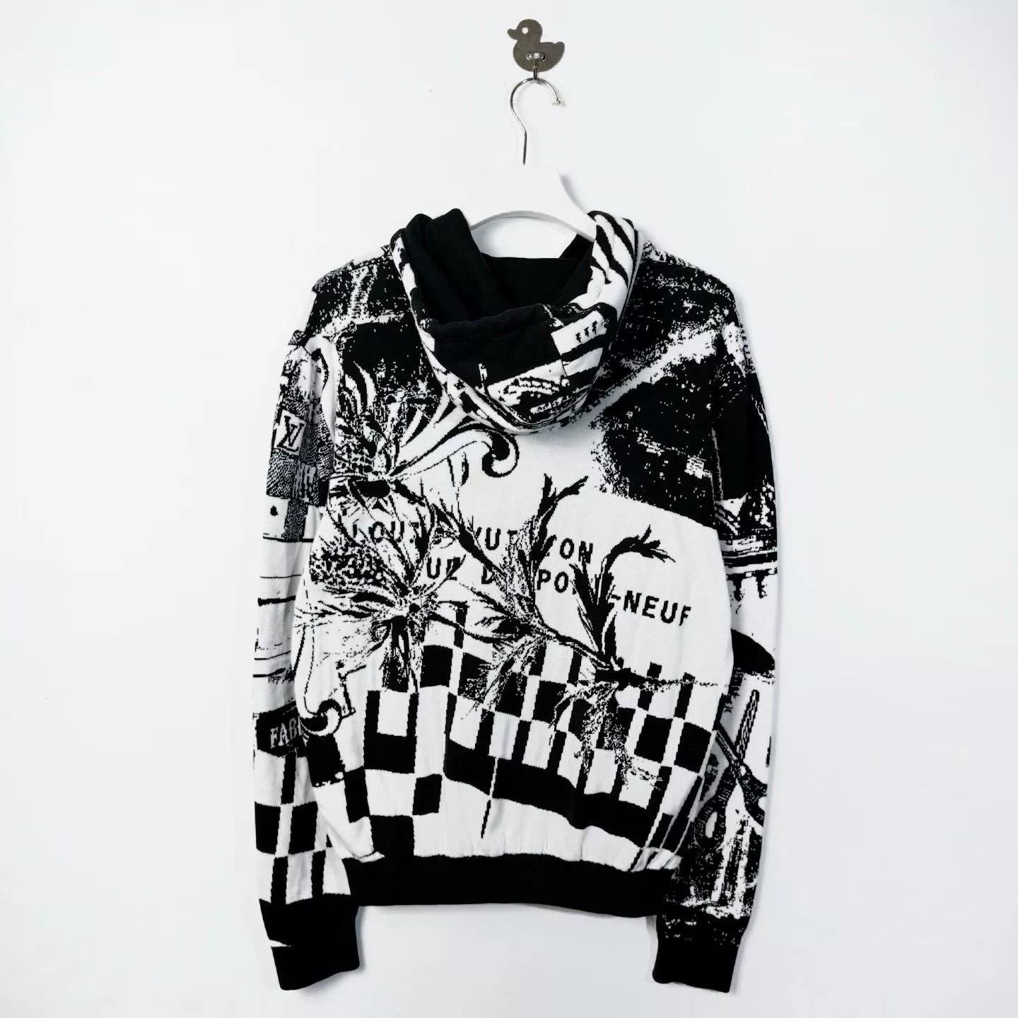 Louis Vuitton Louis Vuitton Graphic Damier Hoodie Size M Size US M / EU 48-50 / 2 - 2 Thumbnail