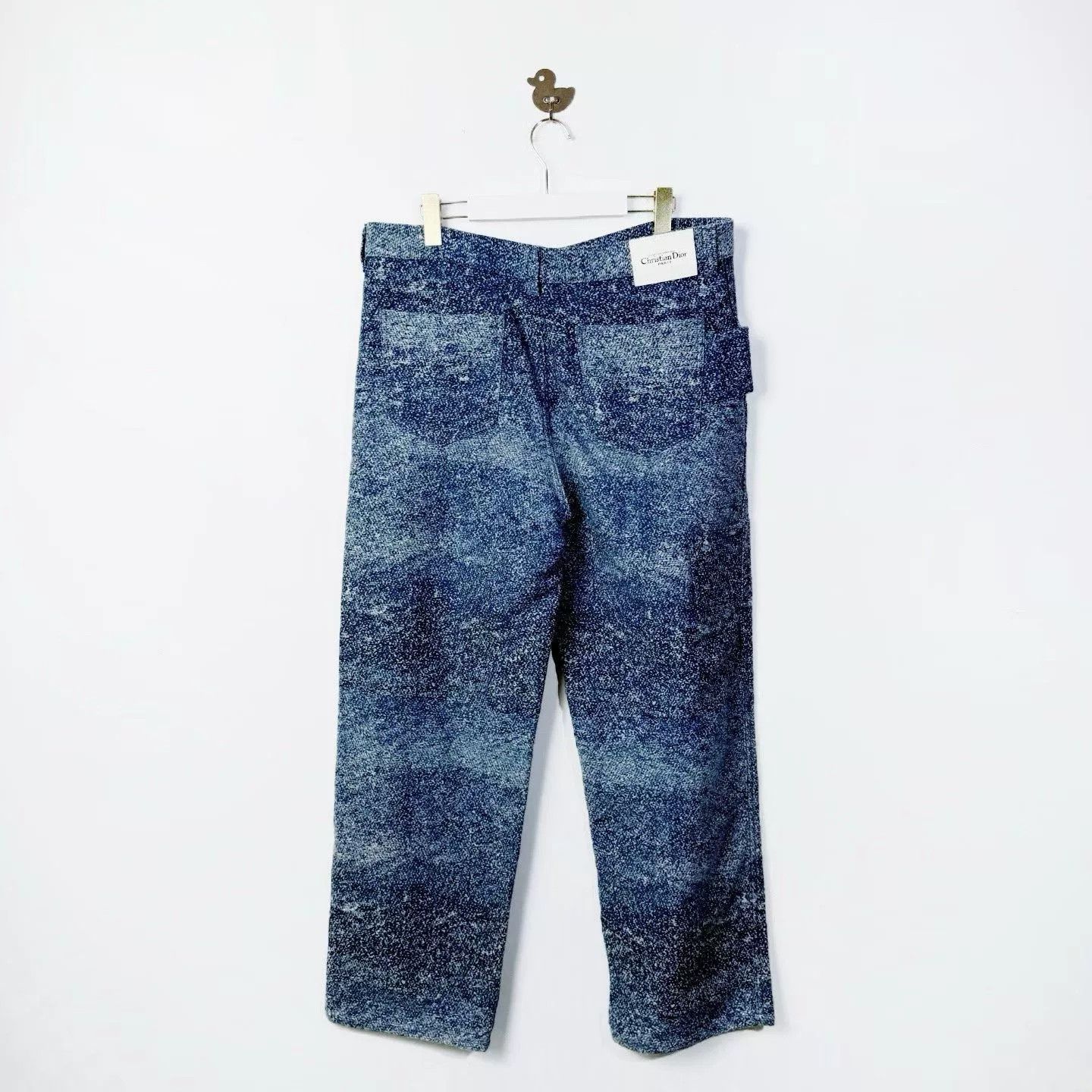 Dior Dior Jacquard Gradient Logo Denim Jeans Size 52 Size US 36 / EU 52 - 2 Thumbnail