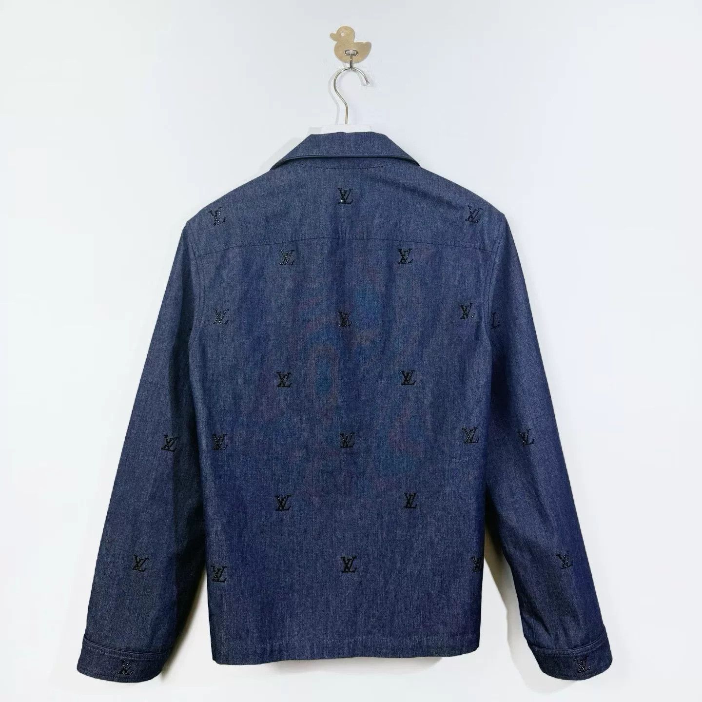 Louis Vuitton Louis Vuitton Rhinestone Monogram Denim Jacket S Size US S / EU 44-46 / 1 - 2 Thumbnail
