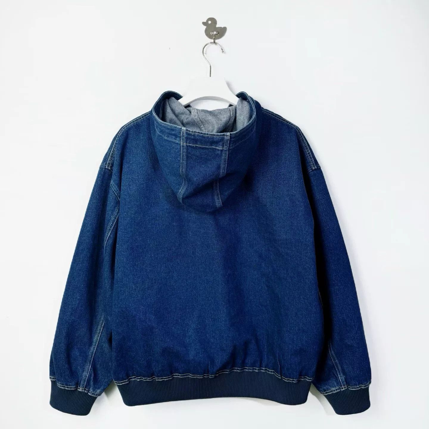 Dior Dior Logo Embroidered Hooded Denim Jacket 50 Size US M / EU 48-50 / 2 - 2 Thumbnail