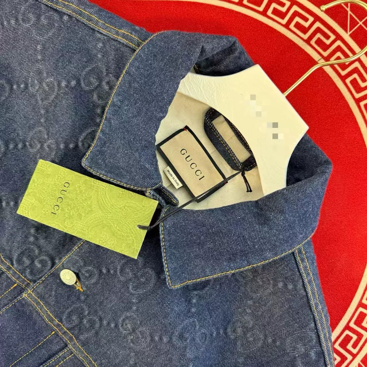 Gucci Gucci GG Embossed Monogram Denim Jacket 46 Size US S / EU 44-46 / 1 - 3 Thumbnail