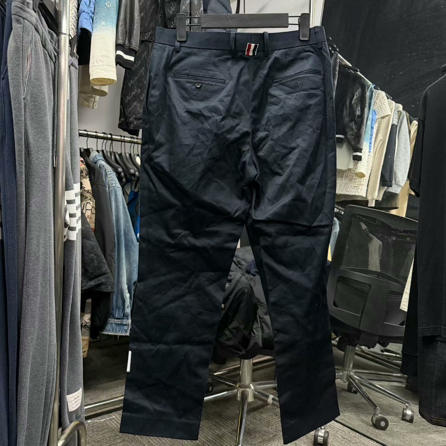 Thom Browne Thom Browne Cotton Twill Trousers Size 1 Size US 30 / EU 46 - 2 Thumbnail