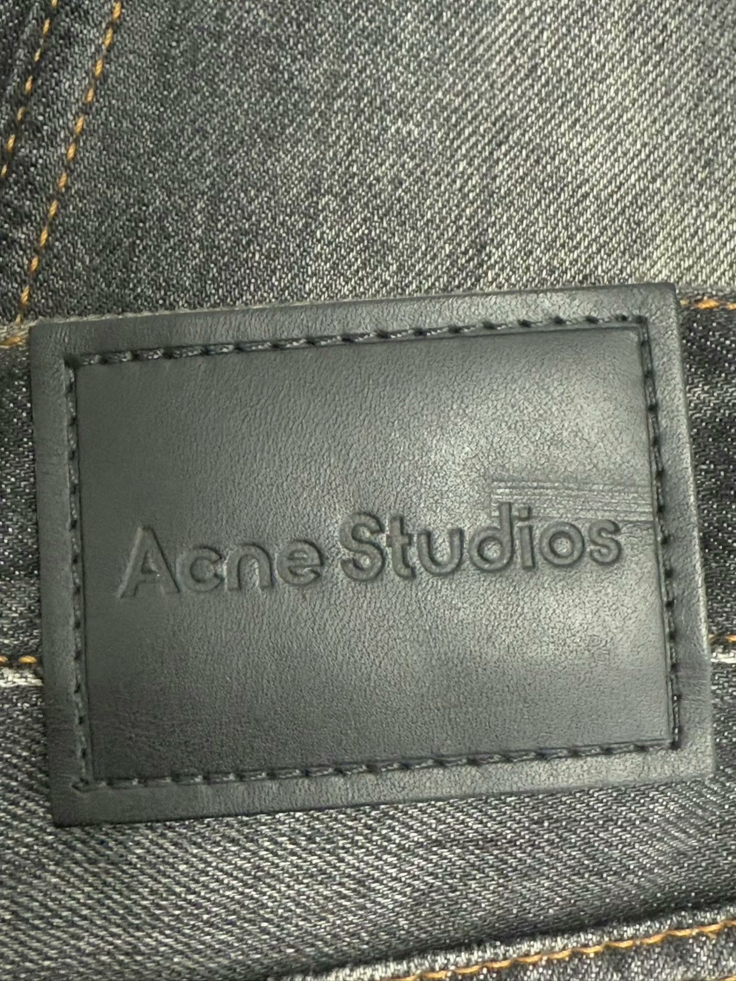 Acne Studios Acne Studios Washed Black Flared Jeans Size S Size 31" - 3 Thumbnail