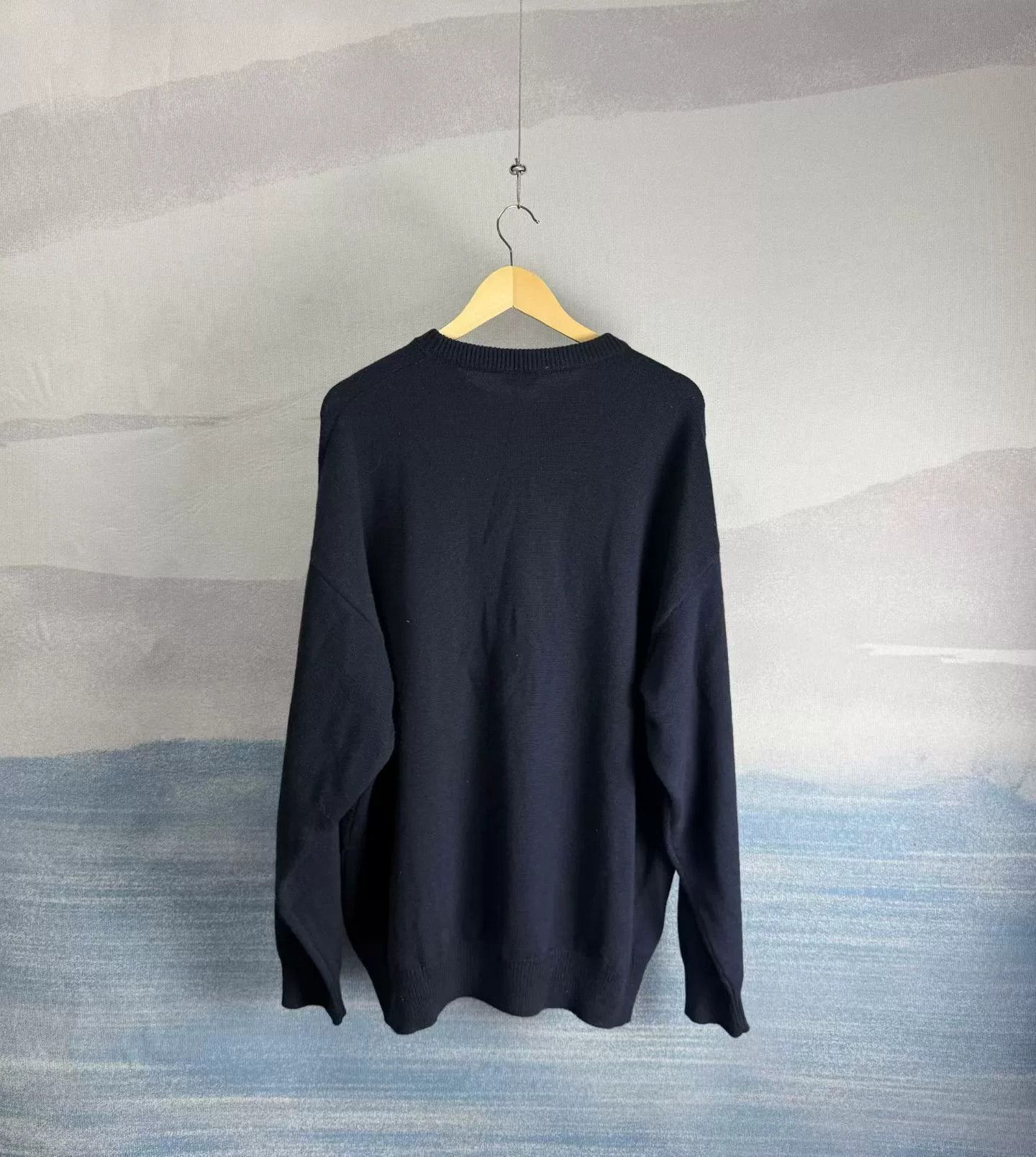 Balenciaga Balenciaga Double B Logo Embroidered Sweater Size M Size US M / EU 48-50 / 2 - 3 Thumbnail