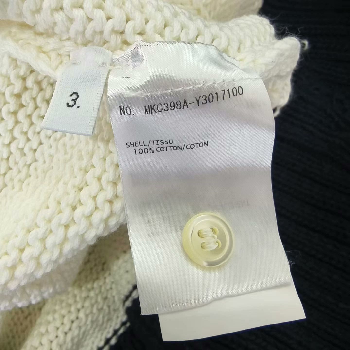 Thom Browne Thom Browne Striped Cotton Cardigan Size 3 Size US L / EU 52-54 / 3 - 4 Thumbnail