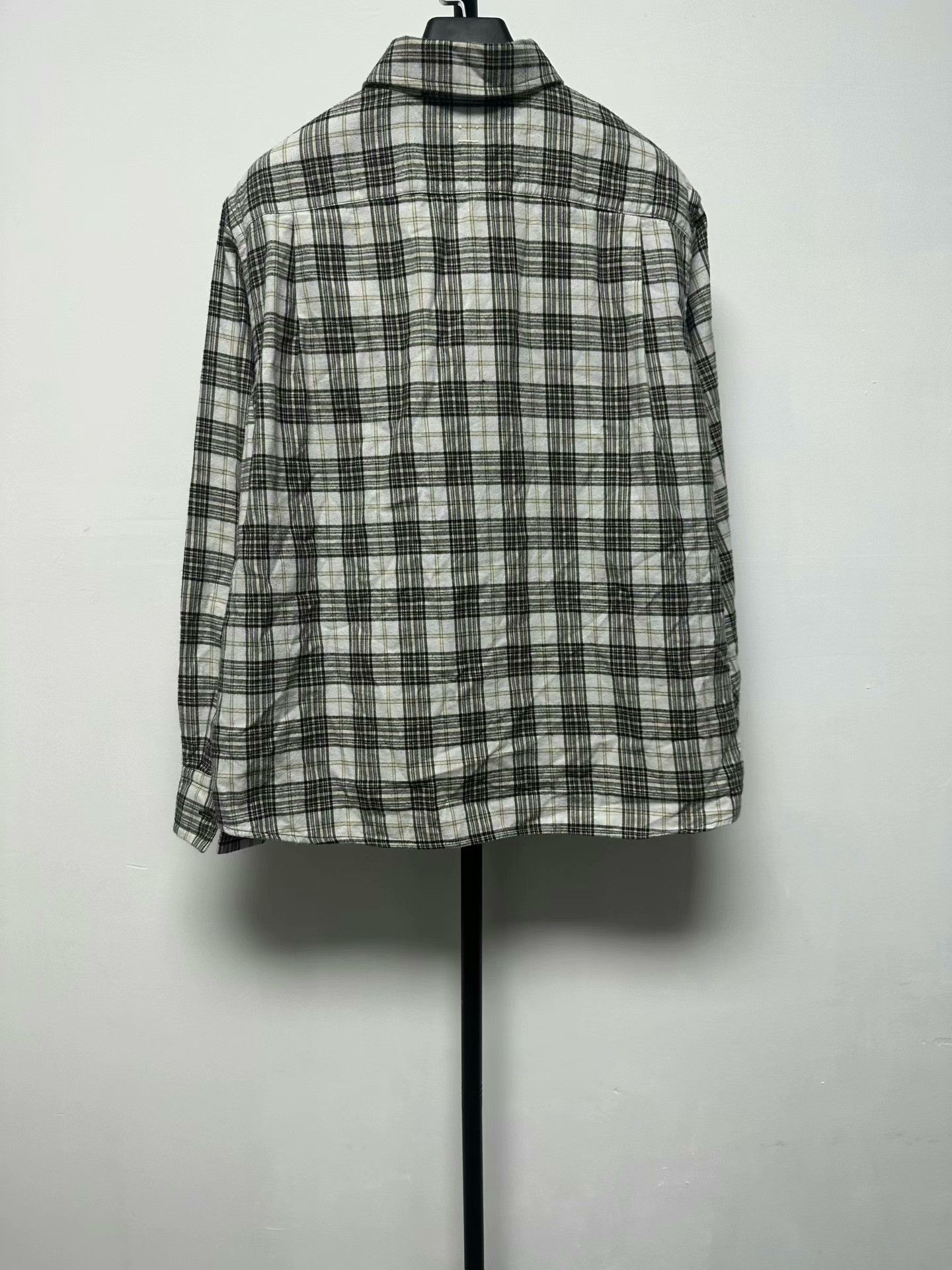 Acne Studios Acne Studios Plaid Sarlie Face Patch Flannel Shirt XXS Size US XXS / EU 40 - 2 Thumbnail