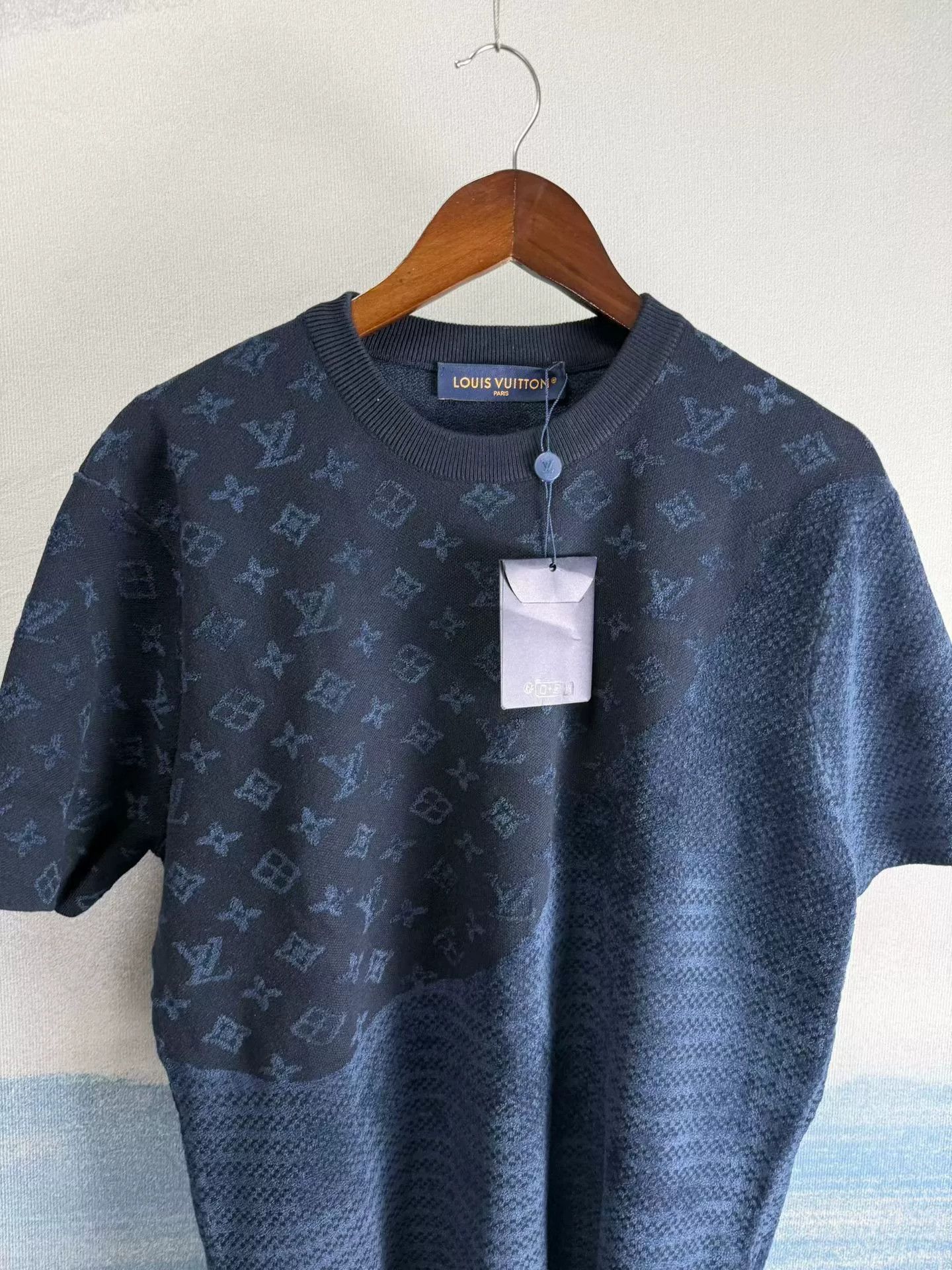 Louis Vuitton Louis Vuitton Monogram Jacquard T-Shirt Size M Size US M / EU 48-50 / 2 - 2 Thumbnail