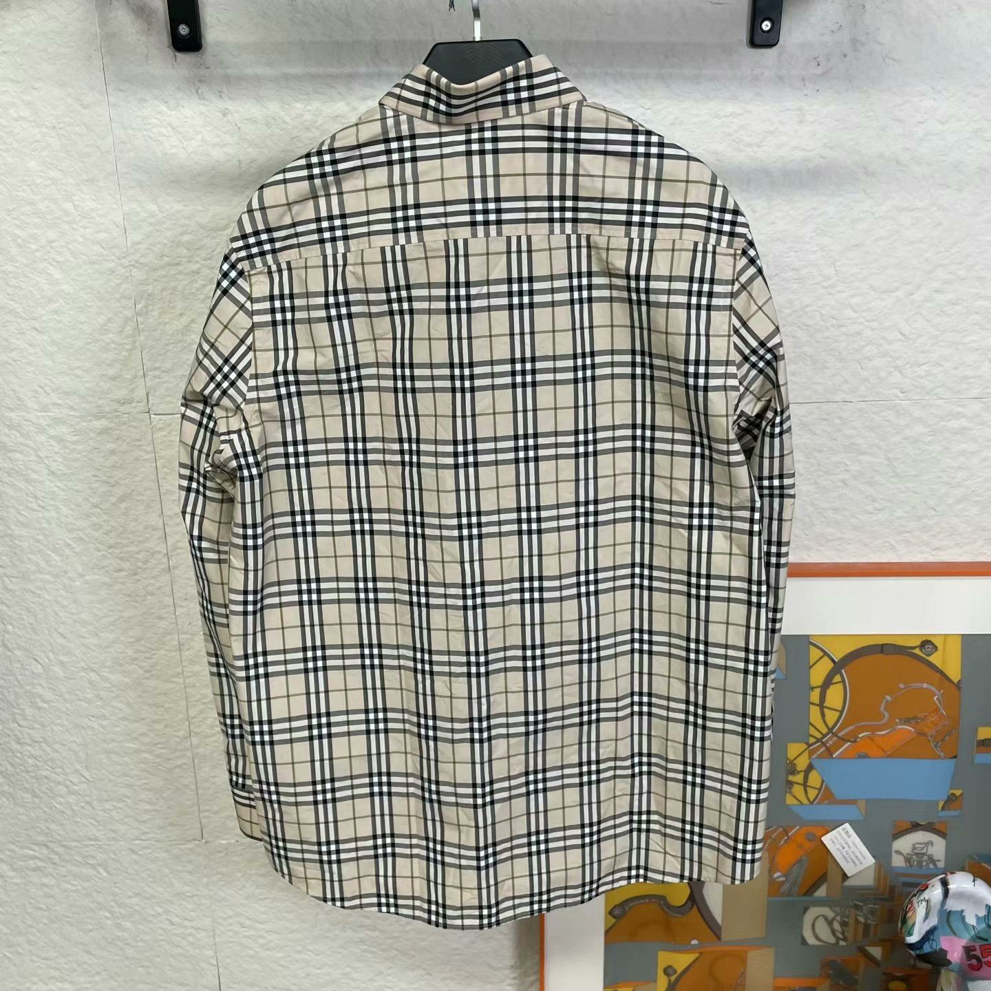 Burberry Burberry Logo Patch Check Shirt Size M Size US M / EU 48-50 / 2 - 2 Thumbnail