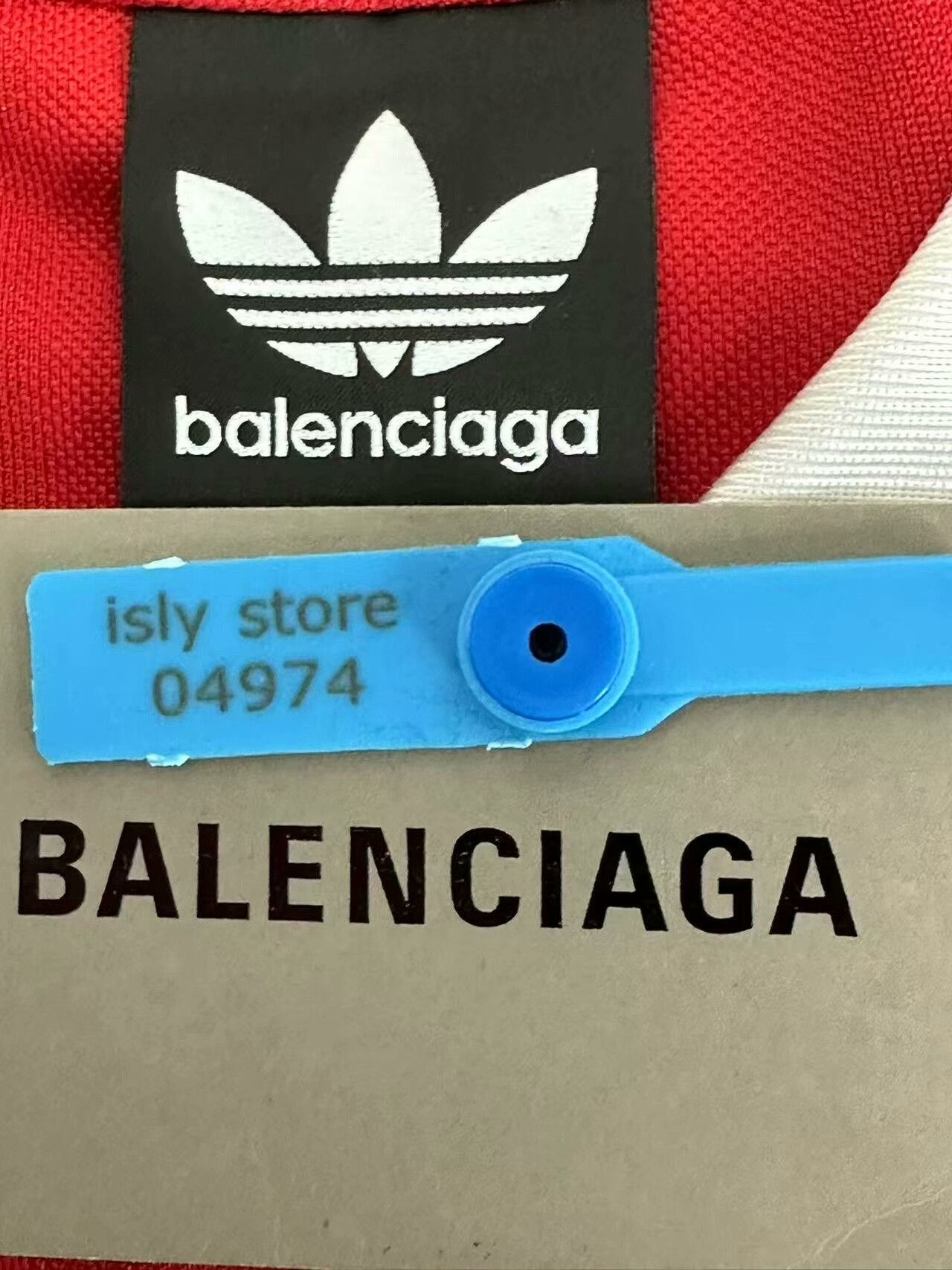 Balenciaga Balenciaga x adidas Red Striped Jersey 4 Size US XL / EU 56 / 4 - 4 Thumbnail