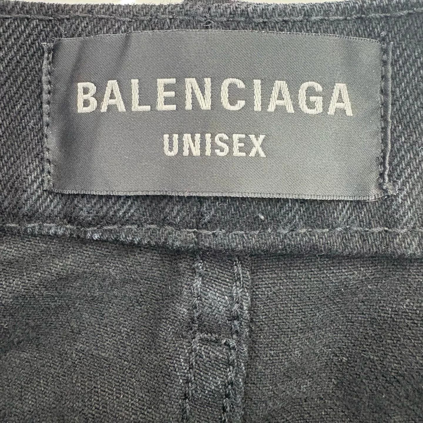 Balenciaga Balenciaga Black Washed Denim Jeans Size M Size US 34 / EU 50 - 3 Thumbnail