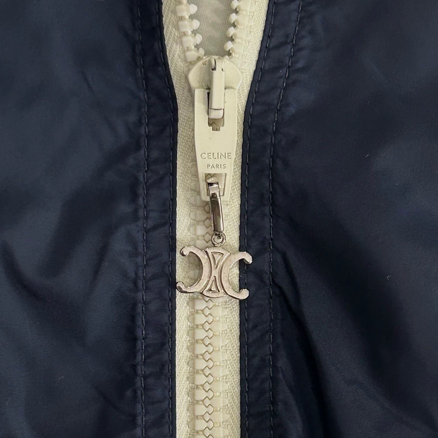 Celine Celine Crest Logo Hooded Zip-up Jacket Size 52 Size US L / EU 52-54 / 3 - 7 Thumbnail