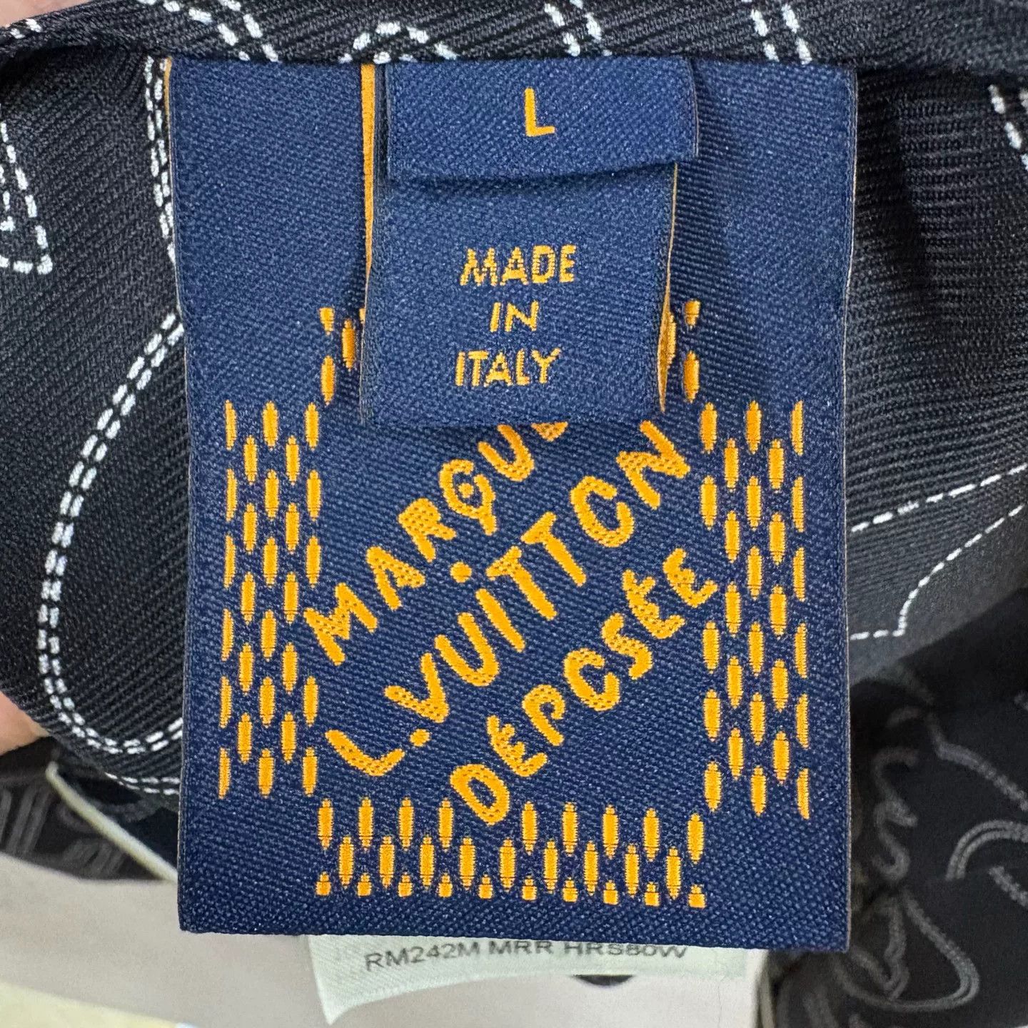 Louis Vuitton Louis Vuitton Monogram Embroidered Shirt Size L Size US L / EU 52-54 / 3 - 5 Thumbnail