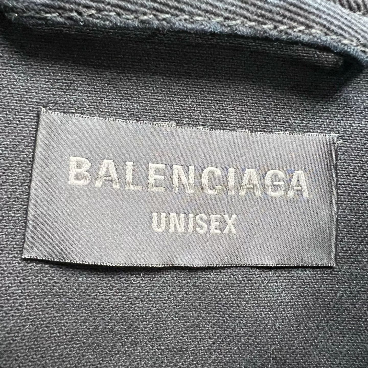 Balenciaga Balenciaga Embroidered Logo Denim Jacket XL Size US XL / EU 56 / 4 - 3 Thumbnail