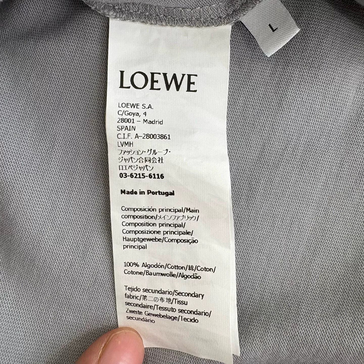 Loewe Loewe Anagram Embroidered T-Shirt Size L Size US L / EU 52-54 / 3 - 4 Thumbnail
