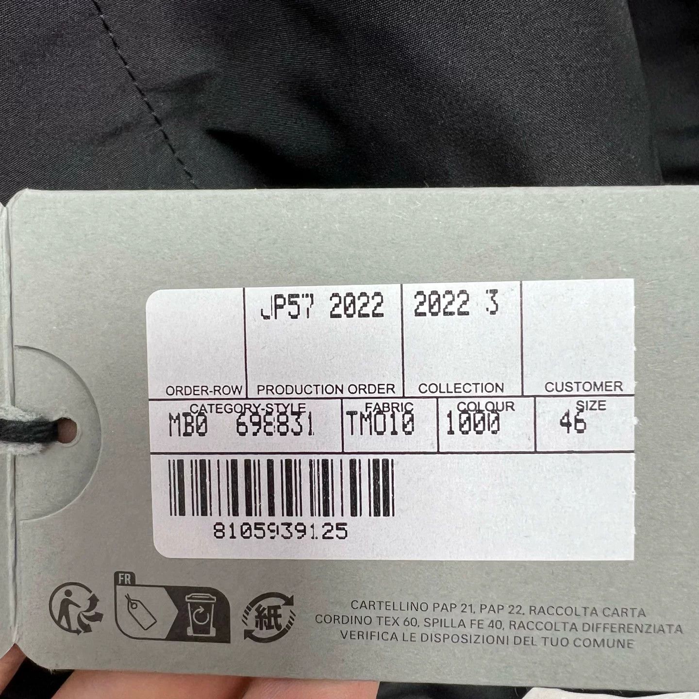 Balenciaga Balenciaga Metal Logo Windbreaker Jacket Size 46 Size US S / EU 44-46 / 1 - 7 Thumbnail