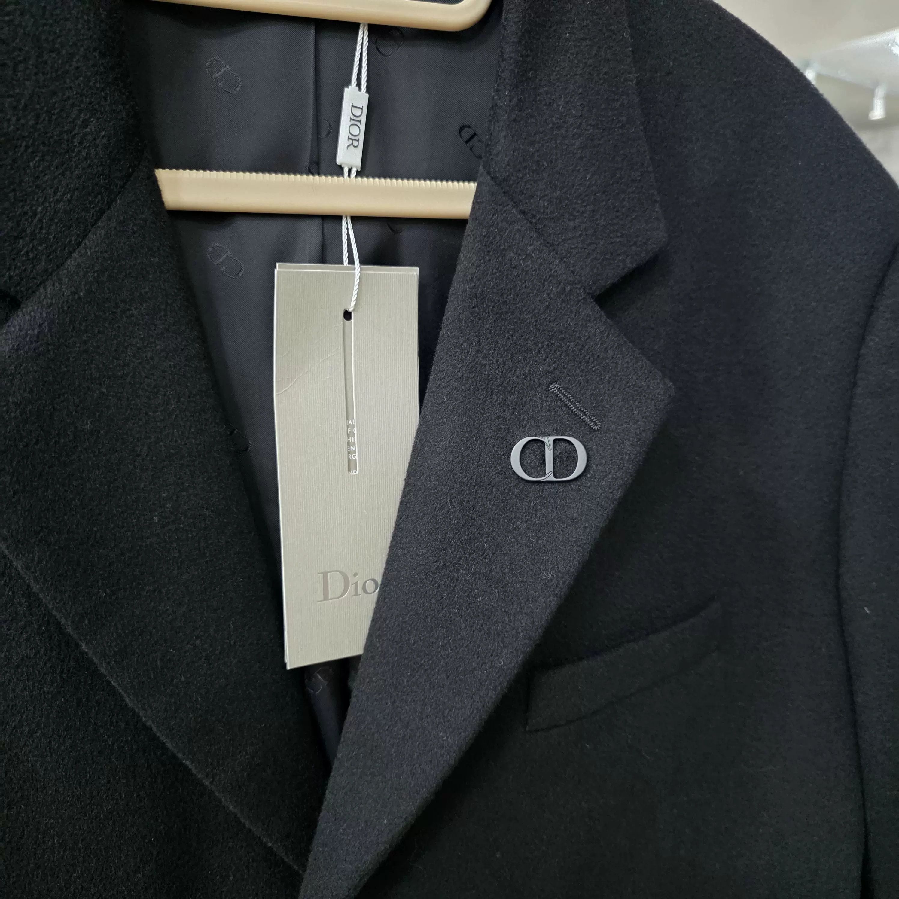 Dior Dior 100% Cashmere CD Logo Overcoat Size 50 Size US M / EU 48-50 / 2 - 3 Thumbnail
