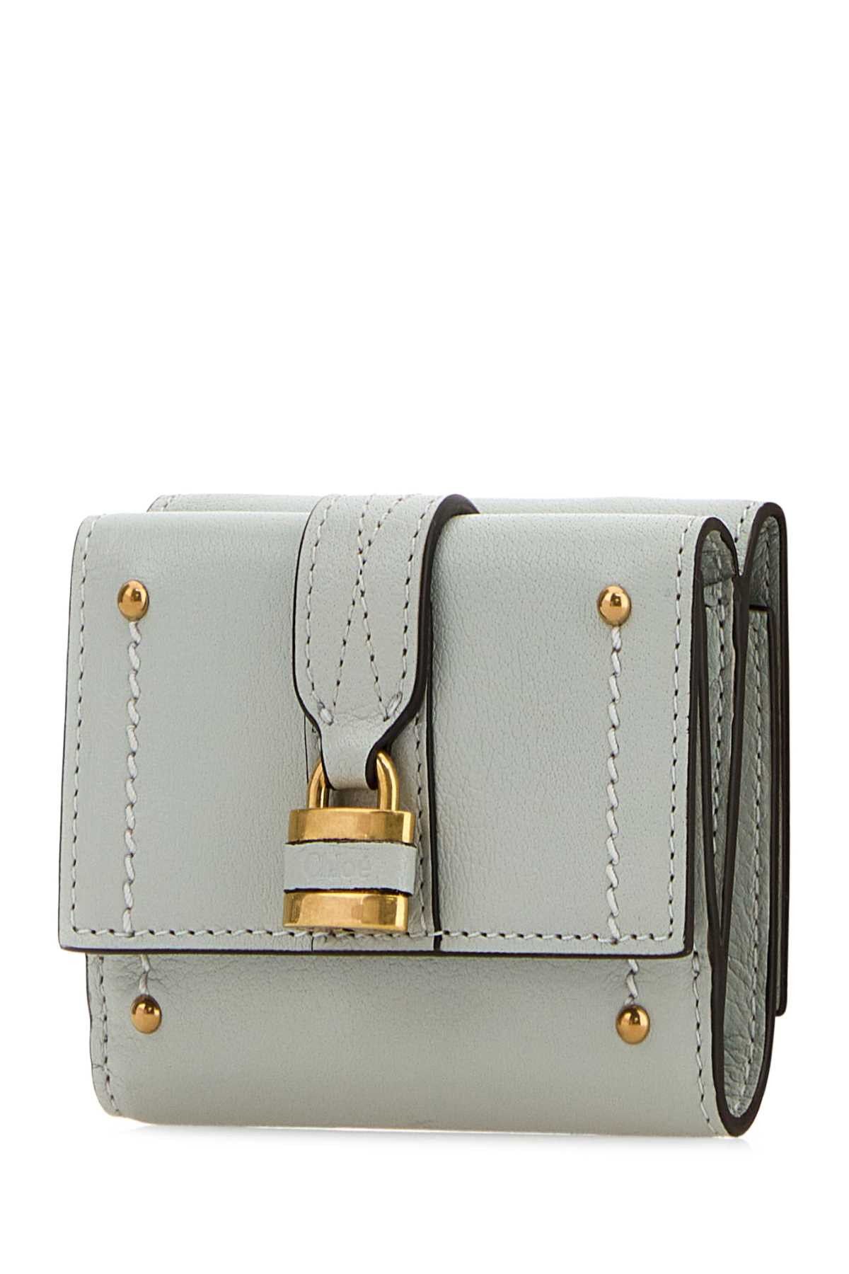 Chloe Pastel Light Blue Leather Mini Paddington Wallet Size ONE SIZE - 2 Thumbnail