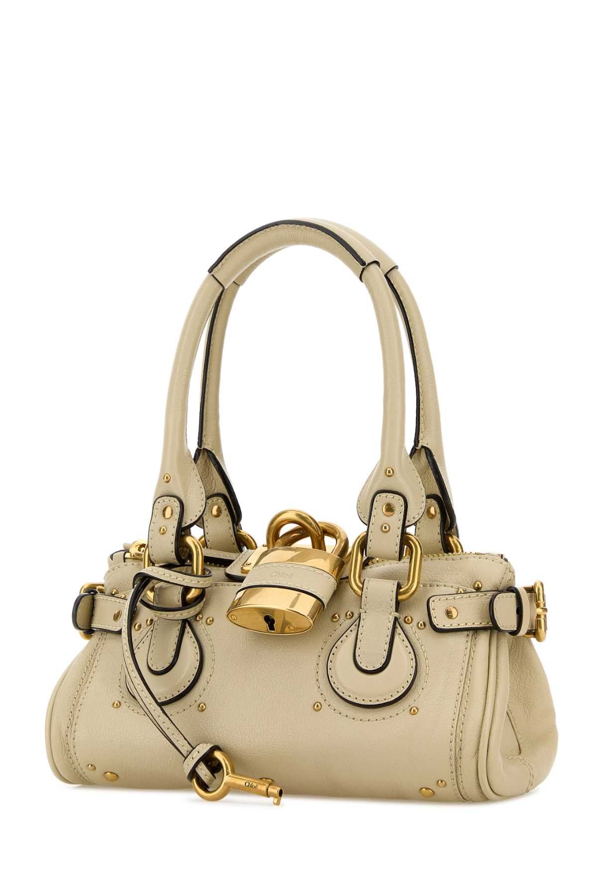 Chloe Sand Leather Small Paddington Handbag Size ONE SIZE - 2 Thumbnail
