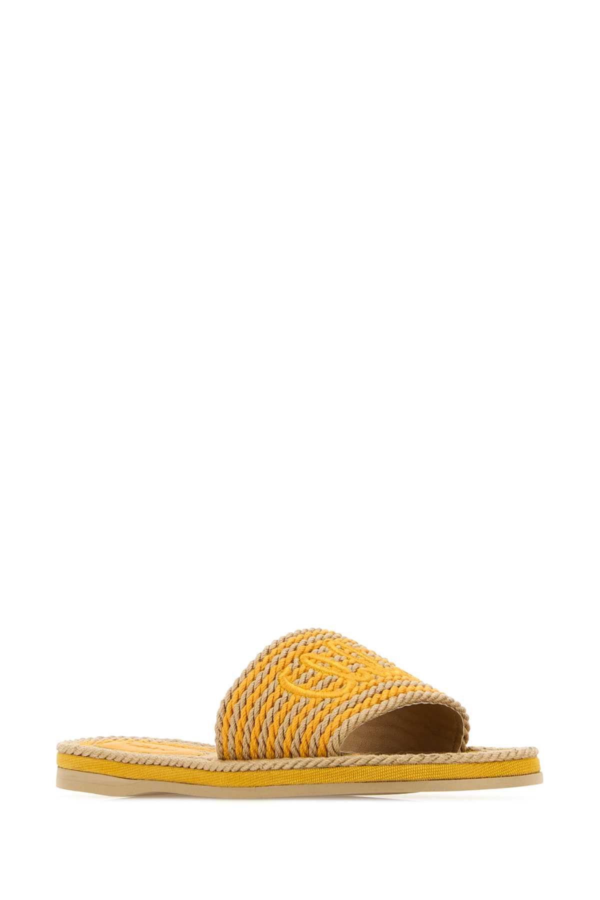 Chloe Embroidered Raffia Chloã¨ Sand Slippers Size US 10 / IT 40 - 2 Thumbnail