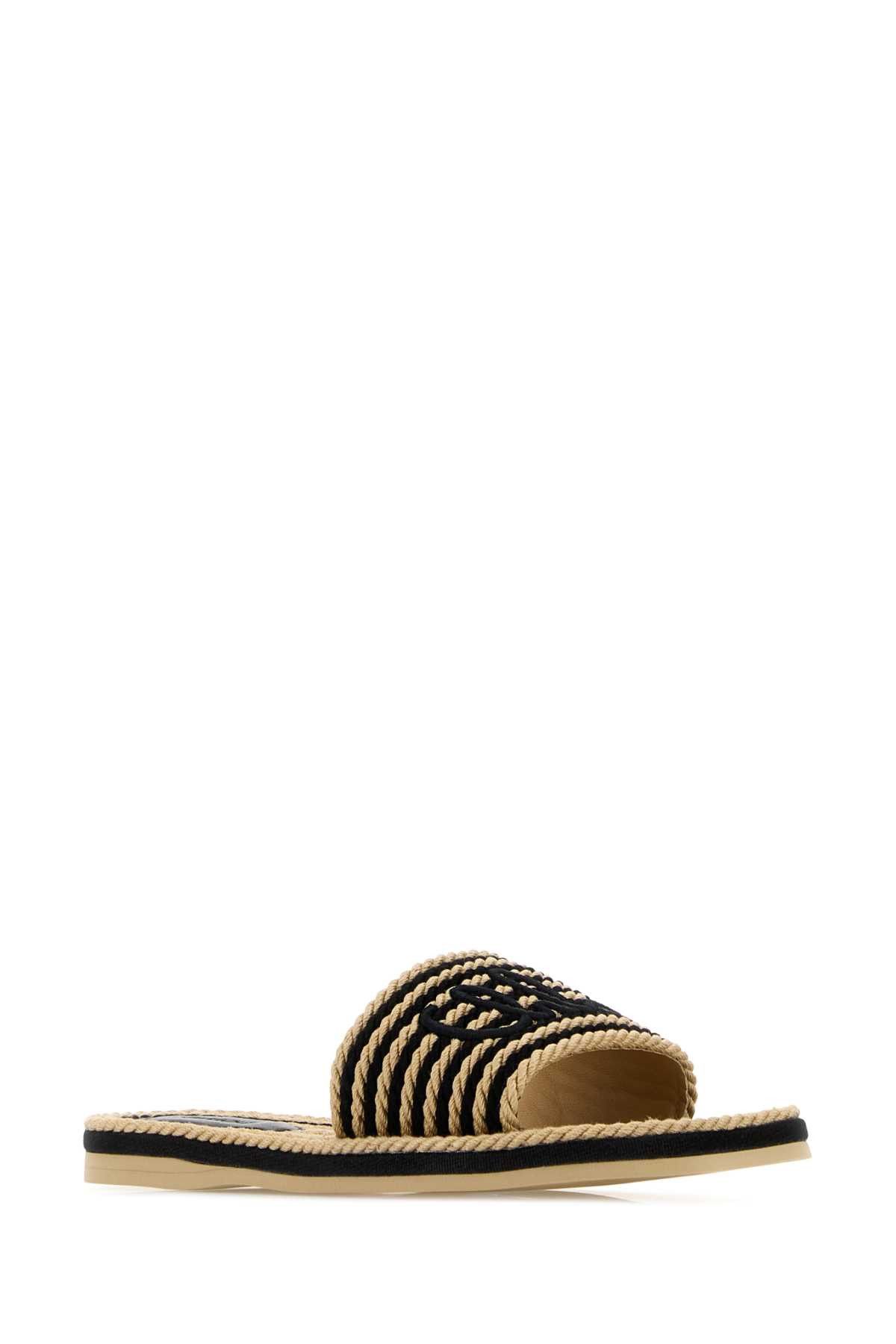 Chloe Embroidered Raffia Chloã¨ Sand Slippers Size US 6 / IT 36 - 2 Thumbnail