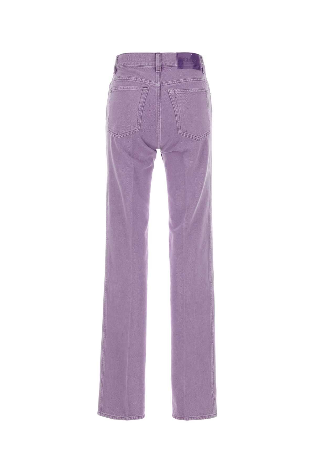 Chloe Lilac Denim Jeans Size 25" / US 0 / IT 36 - 2 Thumbnail