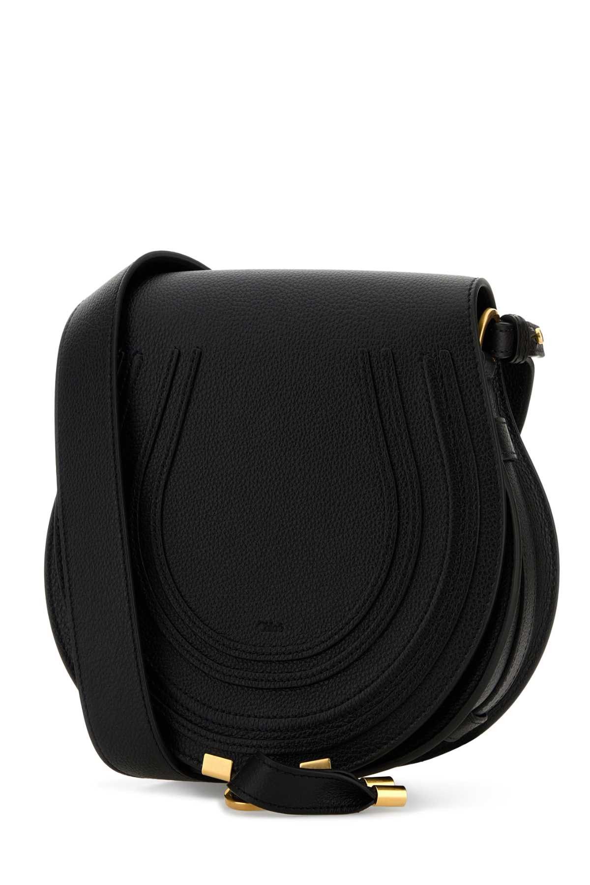 Chloe Black Leather Marcie Crossbody Bag Size ONE SIZE - 2 Thumbnail